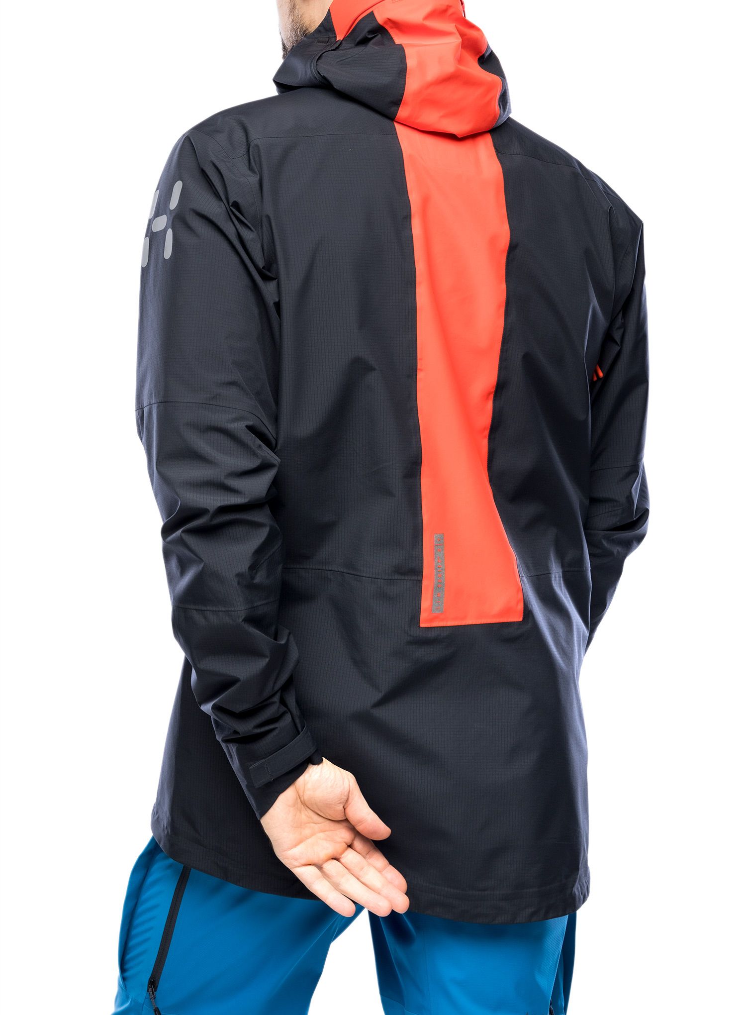 Nepremočljiva jakna Haglofs L.I.M ZT Trek GTX Pro Jacket - true black/zenith red