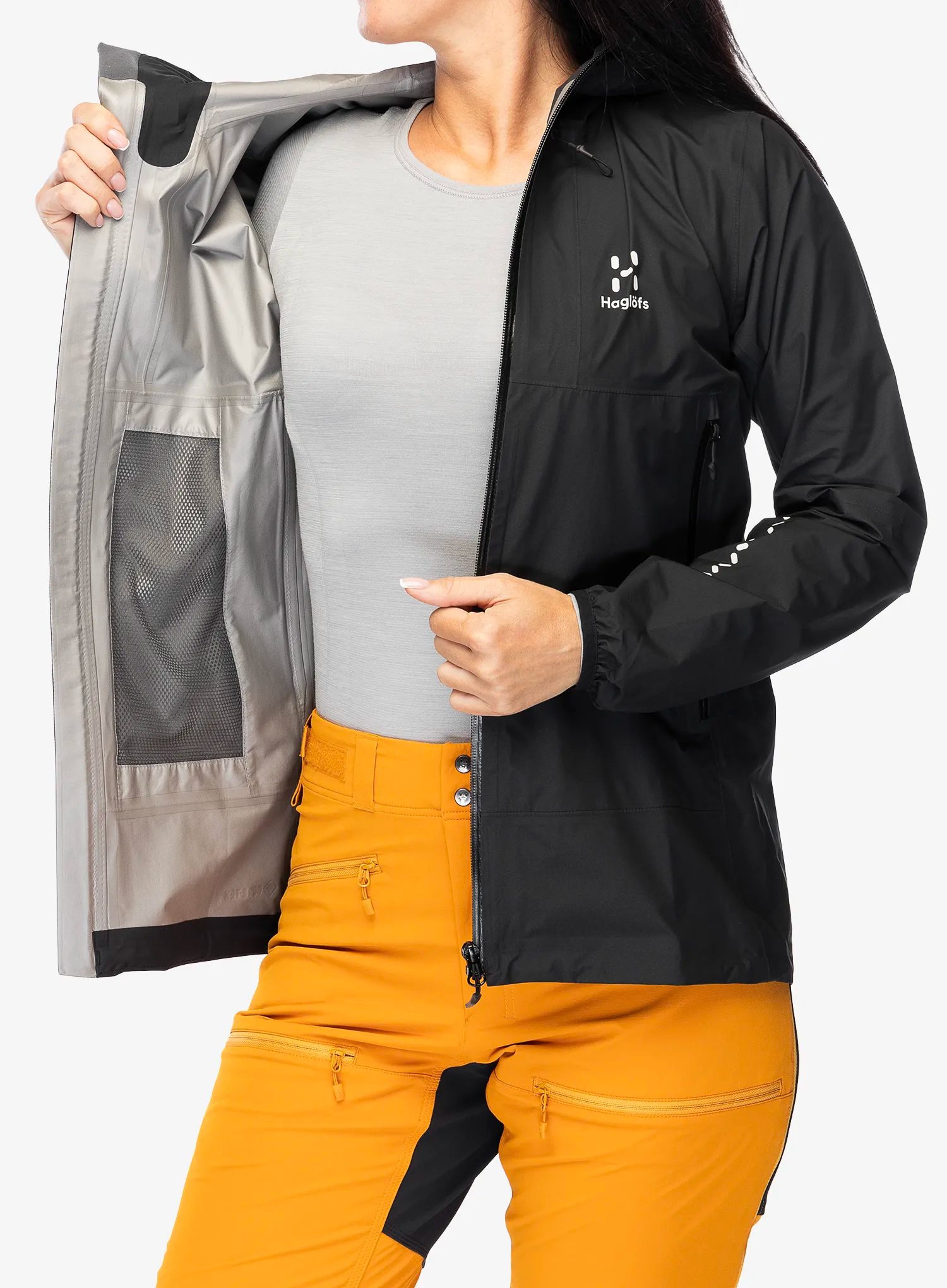 Ženska hardshell jakna Haglofs L.I.M GTX Jacket - true black