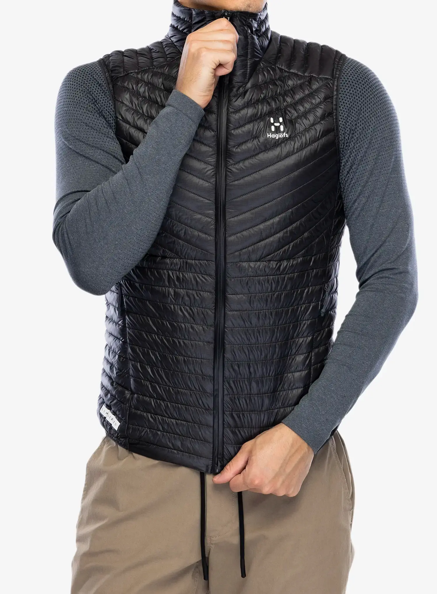 Podložen brezrokavnik Haglofs L.I.M Mimic Vest - magnetite