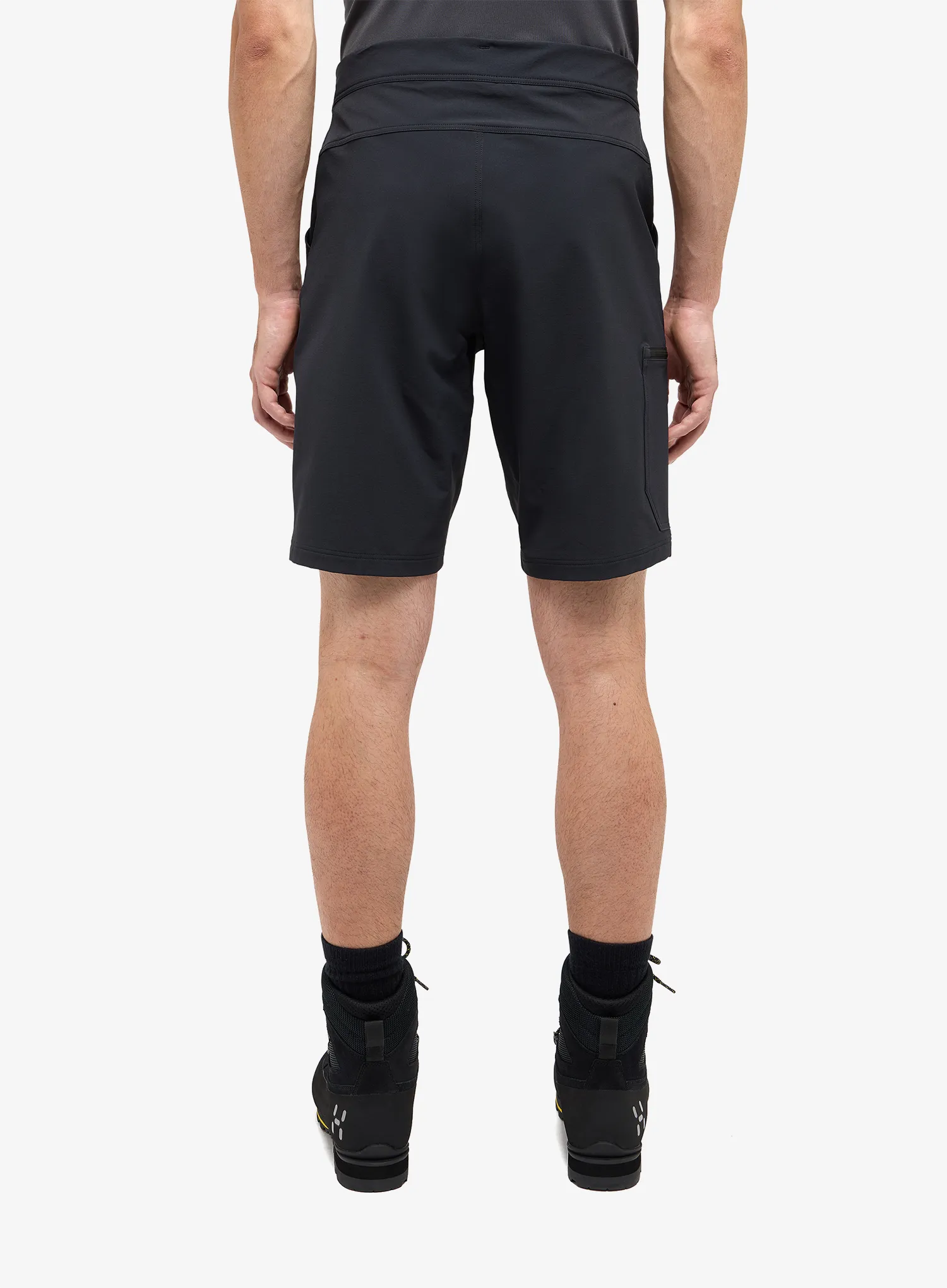 Pohodniške kratke hlače Haglofs Lizard Softshell Shorts - true black