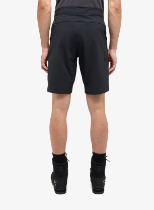 Pohodniške kratke hlače Haglofs Lizard Softshell Shorts - true black