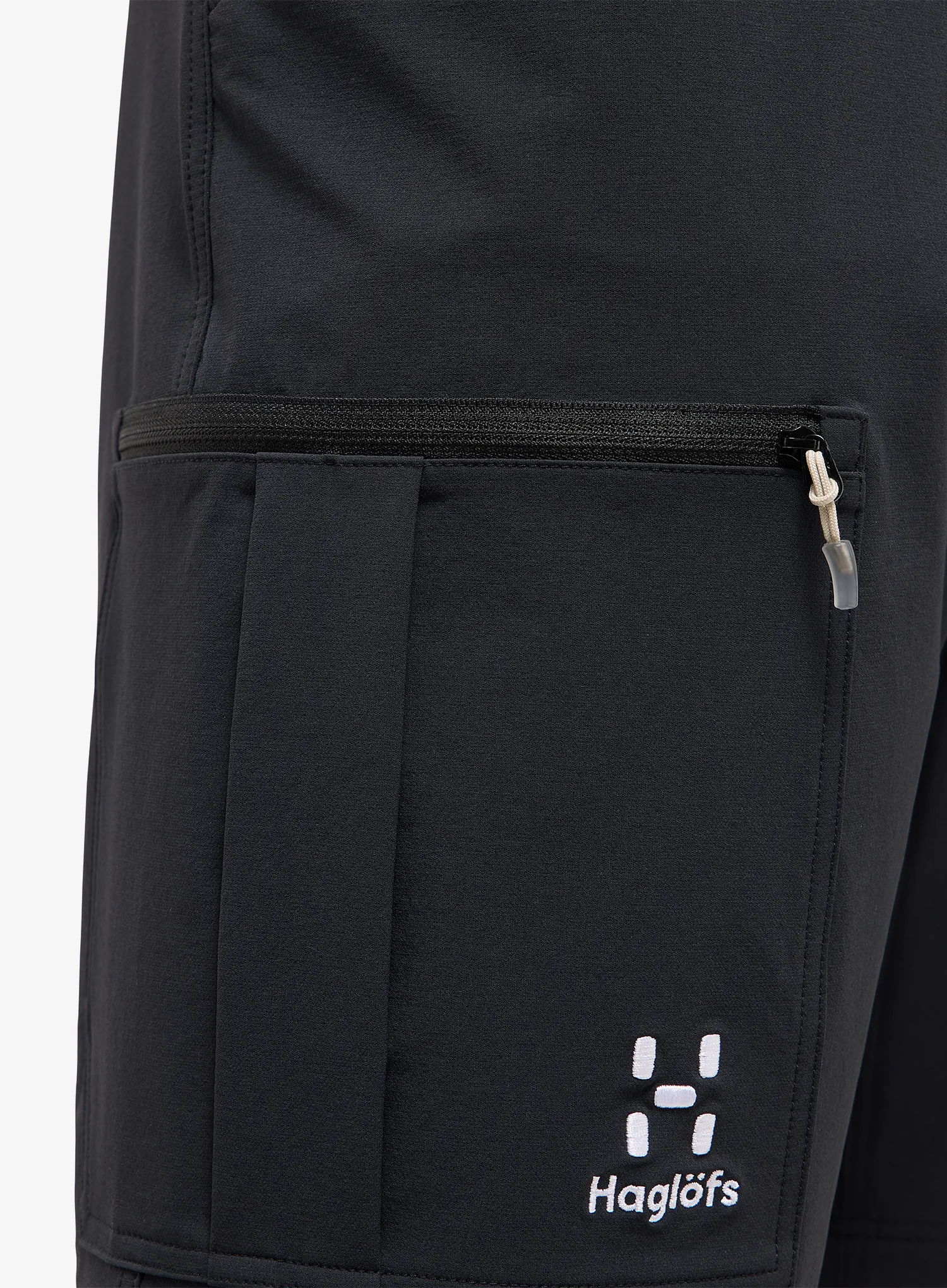 Pohodniške kratke hlače Haglofs Lizard Softshell Shorts - true black
