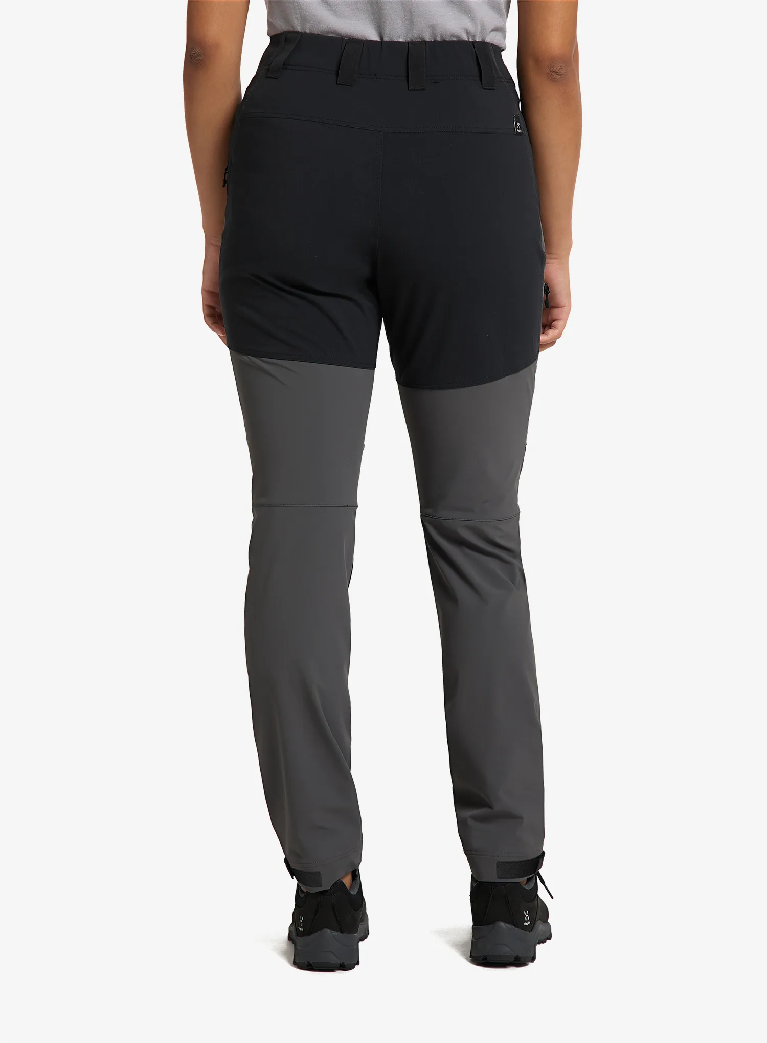 Ženske treking hlače Haglofs Mid Standard Pant - magnetite/true black