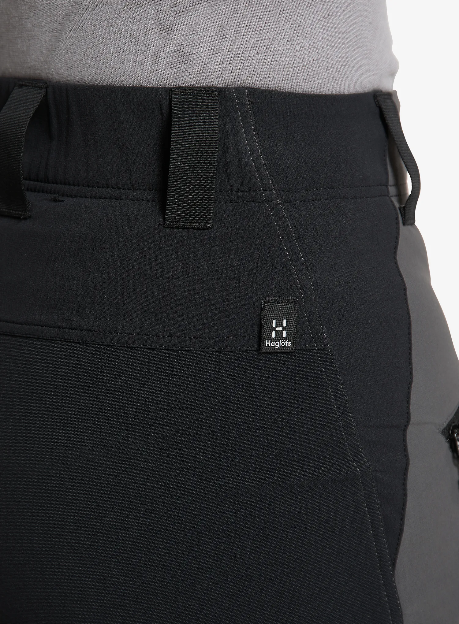Ženske treking hlače Haglofs Mid Standard Pant - magnetite/true black