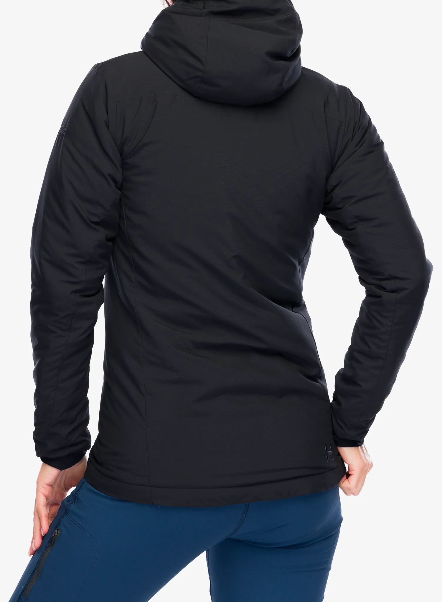 Ženska sintetična jakna Haglofs Mimic Alert Hood - true black
