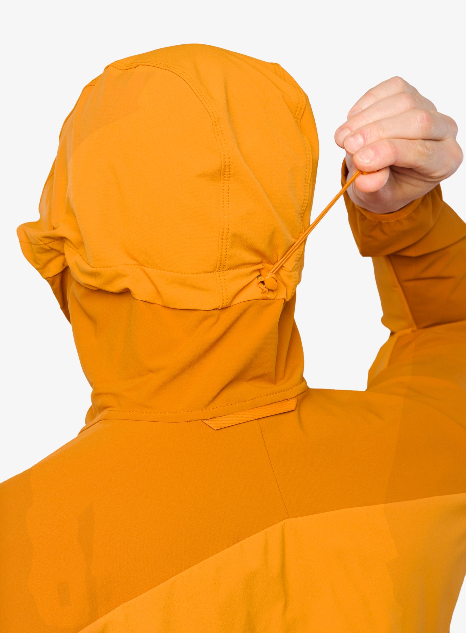 Softshell jakna Haglofs Moran Softshell Hood - desert yellow/golden brown