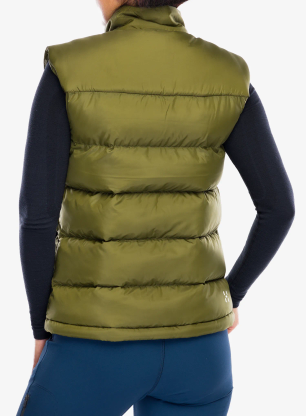Ženski brezrokavnik Haglofs Puffy Mimic Vest - olive green