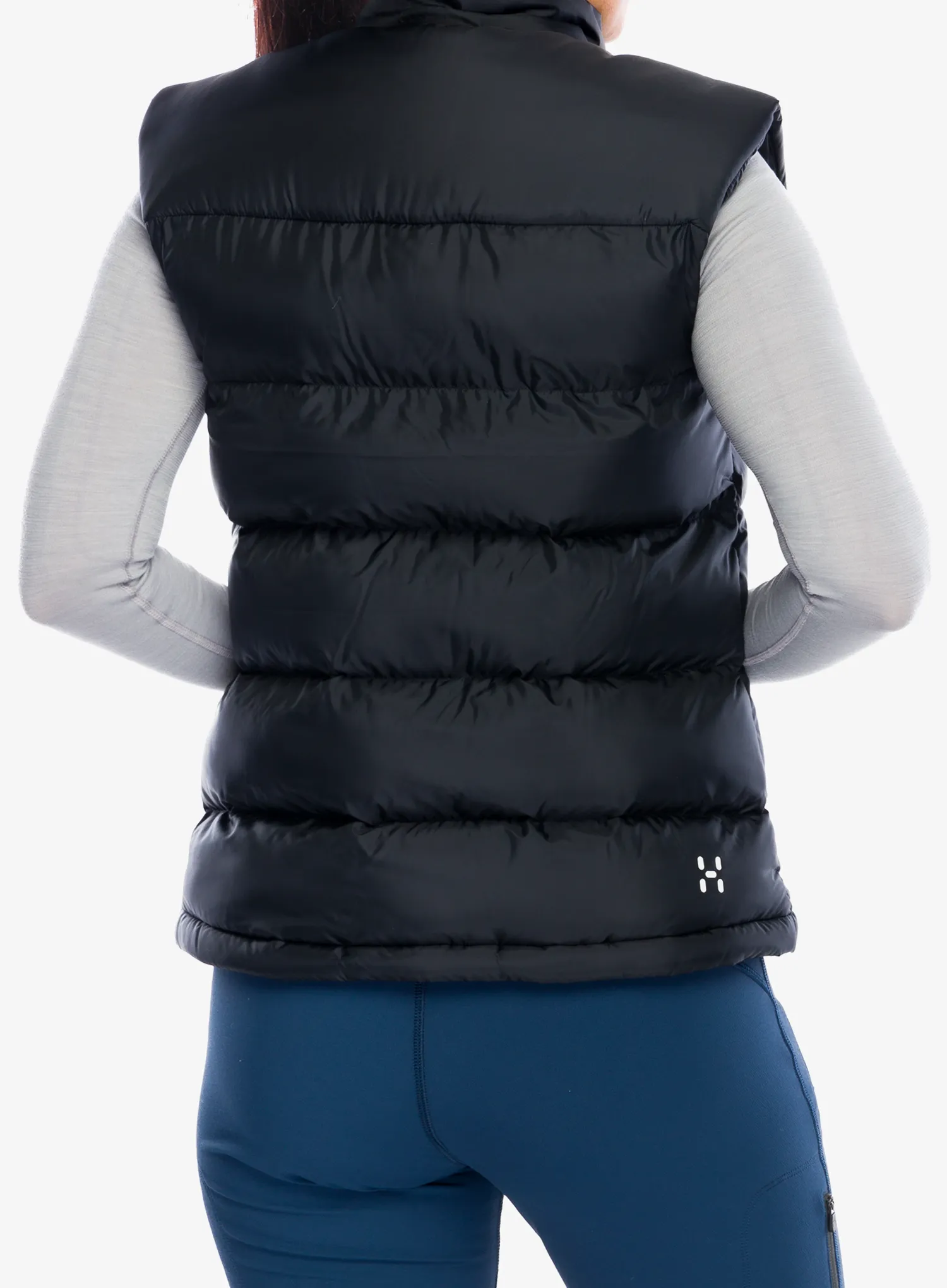 Podložen brezrokavnik Haglofs Puffy Mimic Vest - true black