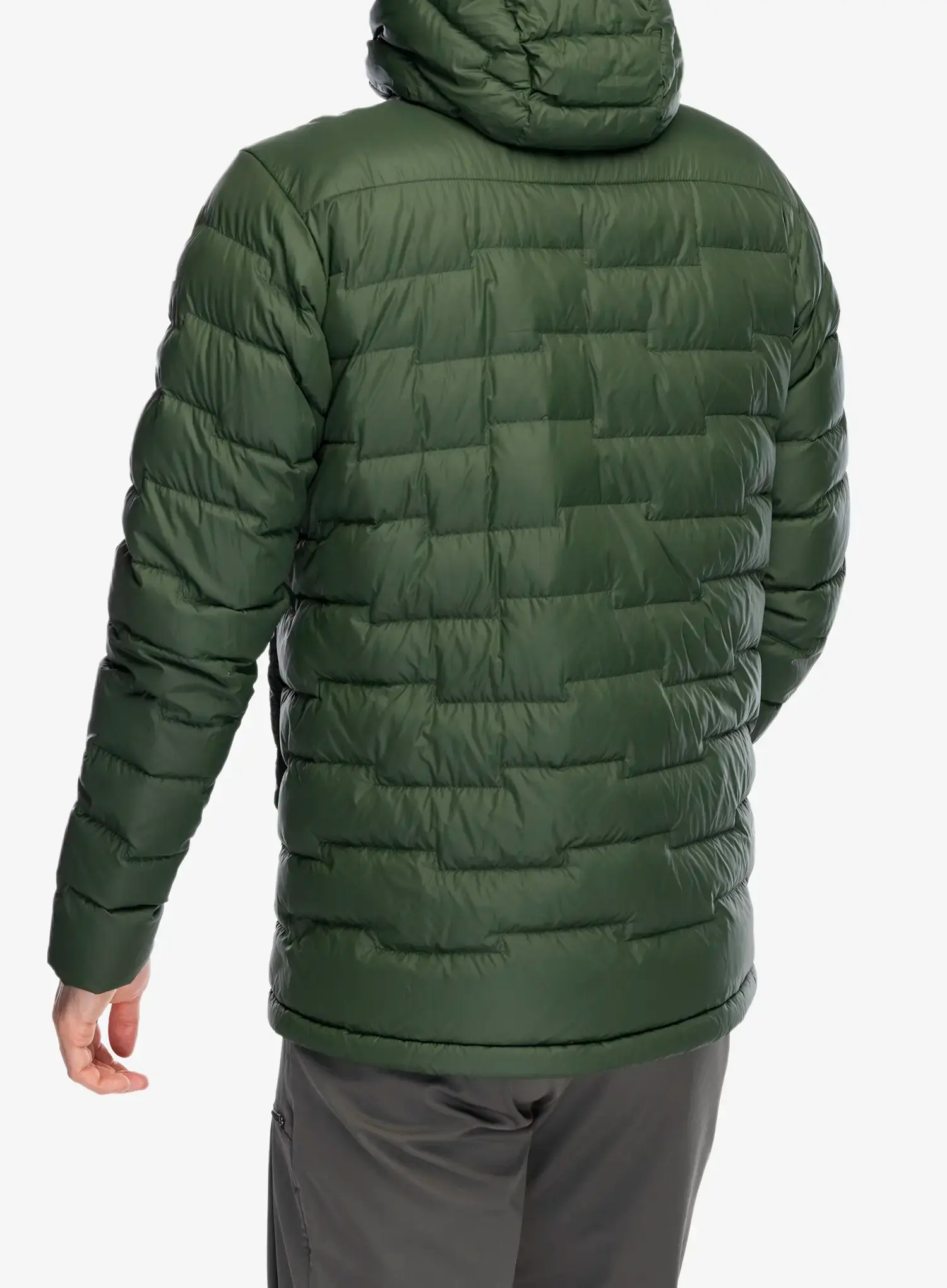 Puhovka Haglofs ROC Flash Down Hood - seaweed green