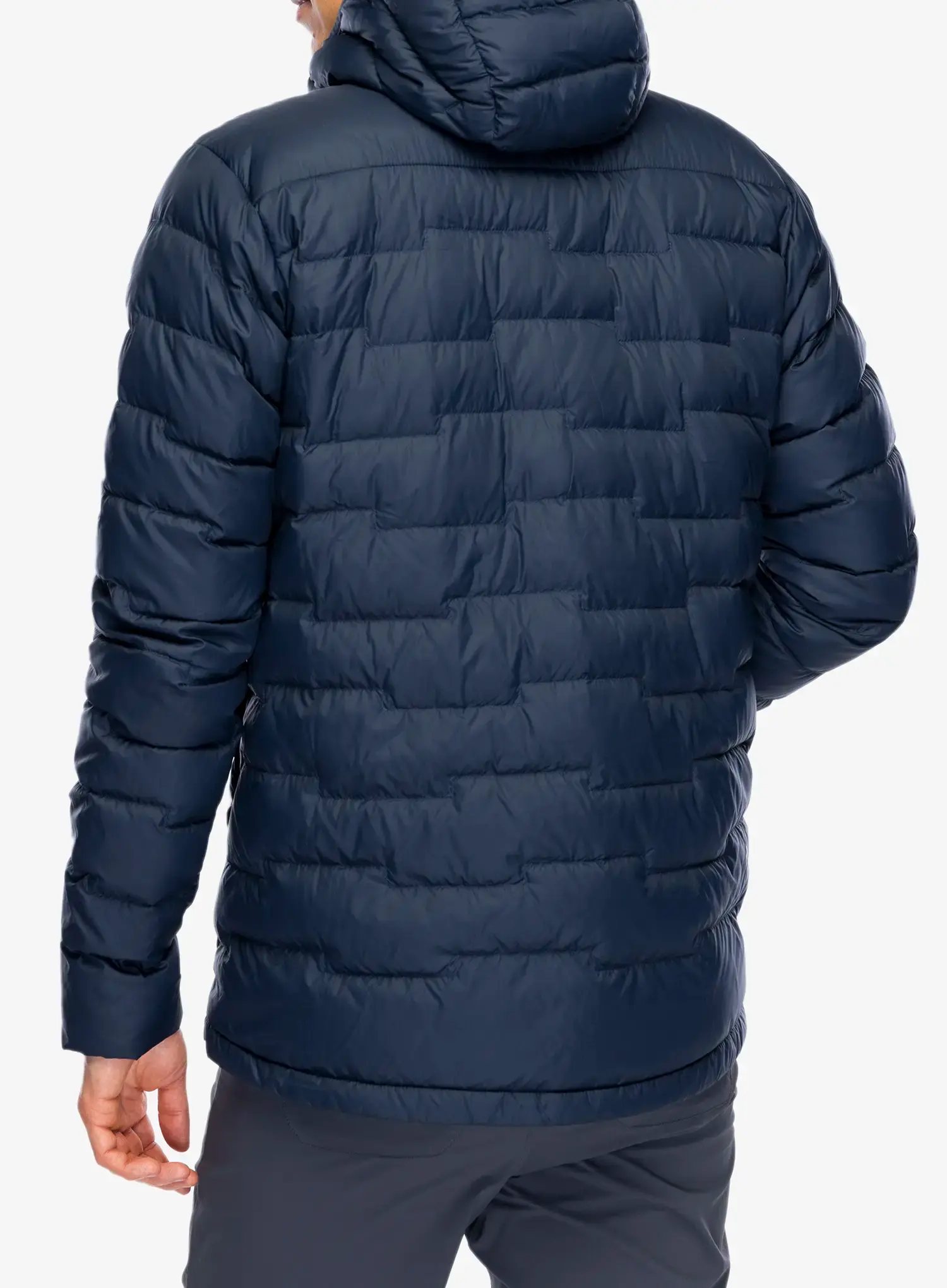 Puhovka Haglofs ROC Flash Down Hood - tarn blue