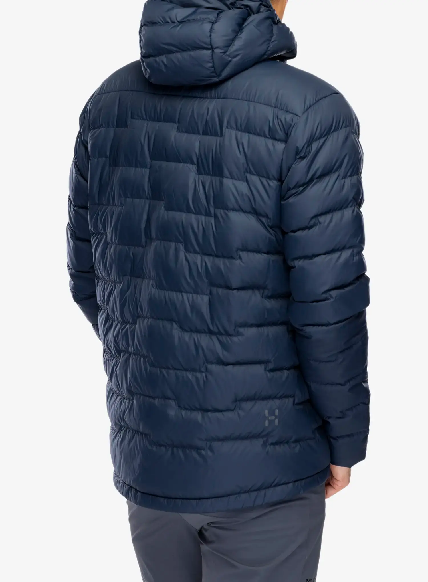 Puhovka Haglofs ROC Flash Down Hood - tarn blue