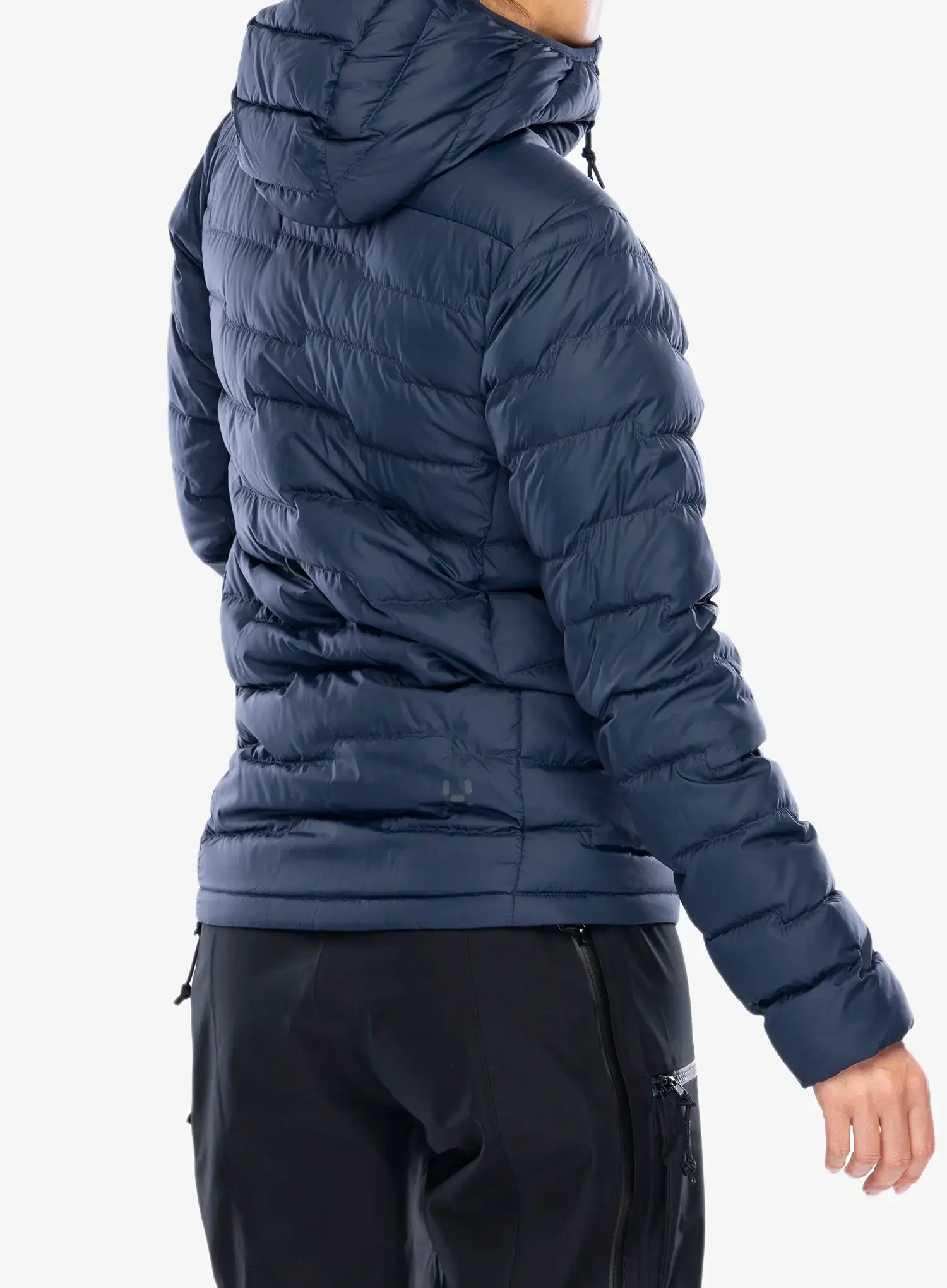 Ženska puhovka Haglofs ROC Flash Down Hood - tarn blue