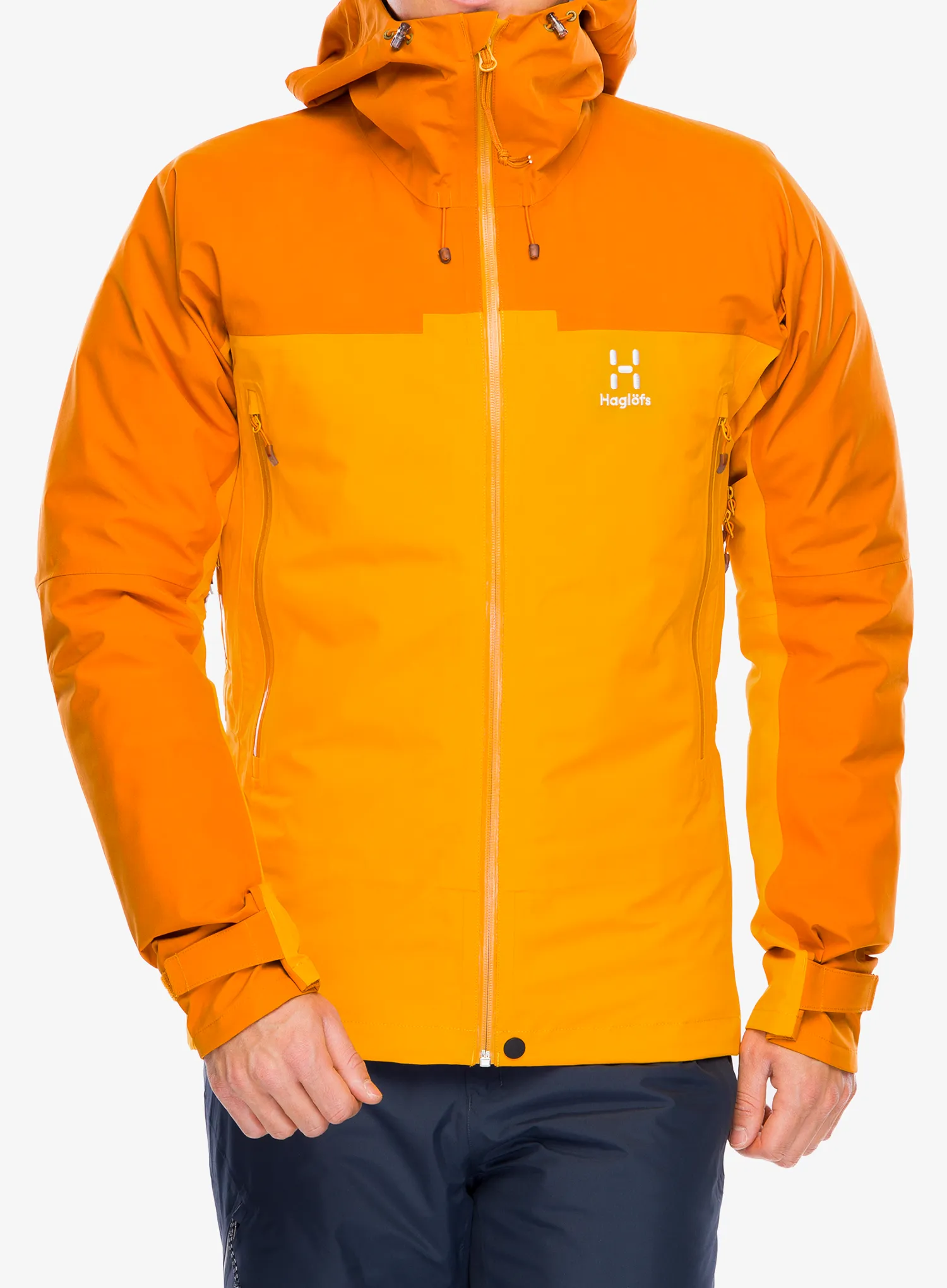 Nepremočljiva jakna Haglofs ROC Flash GTX Jacket - sunny yellow/desert yellow
