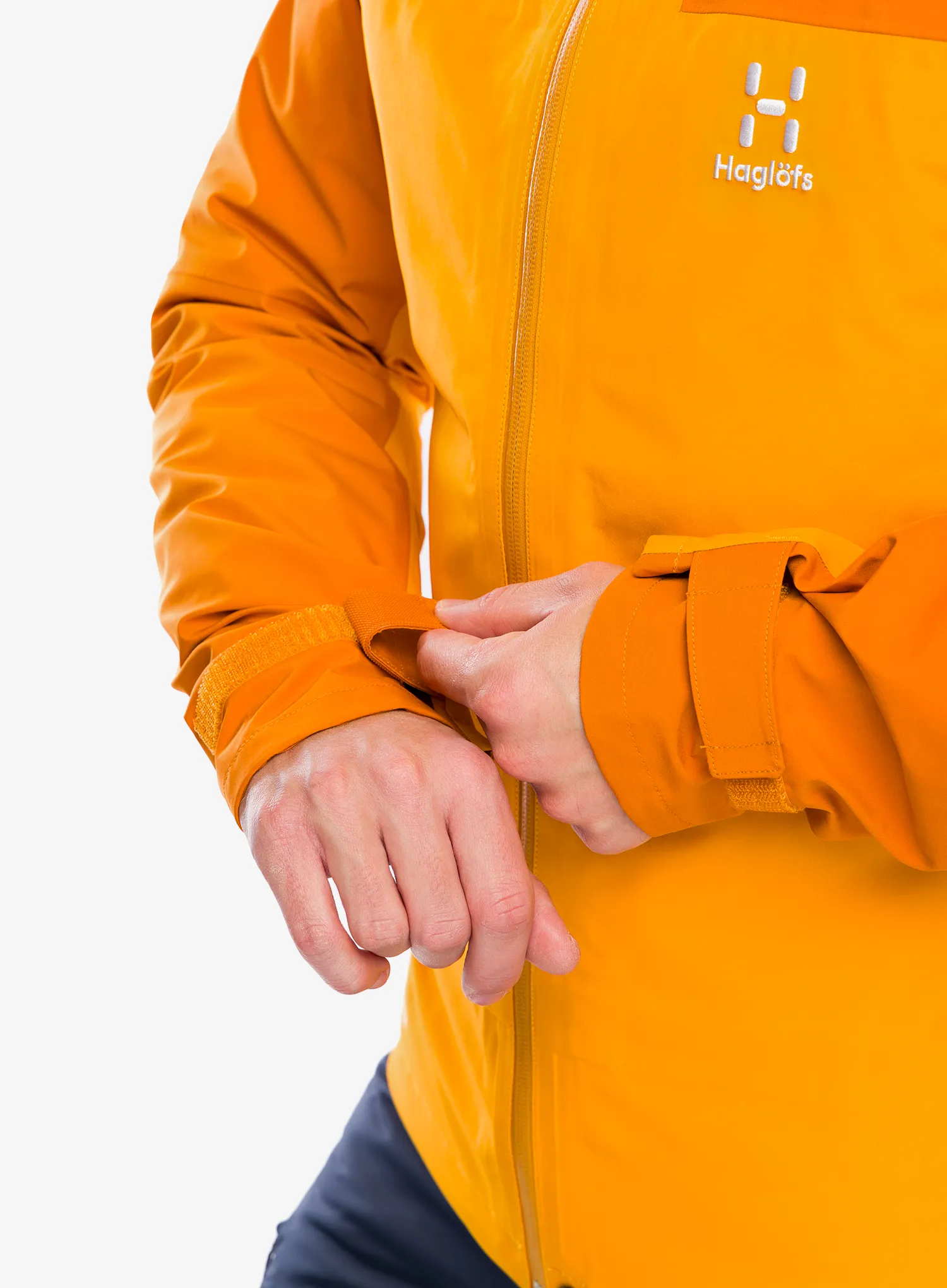 Nepremočljiva jakna Haglofs ROC Flash GTX Jacket - sunny yellow/desert yellow