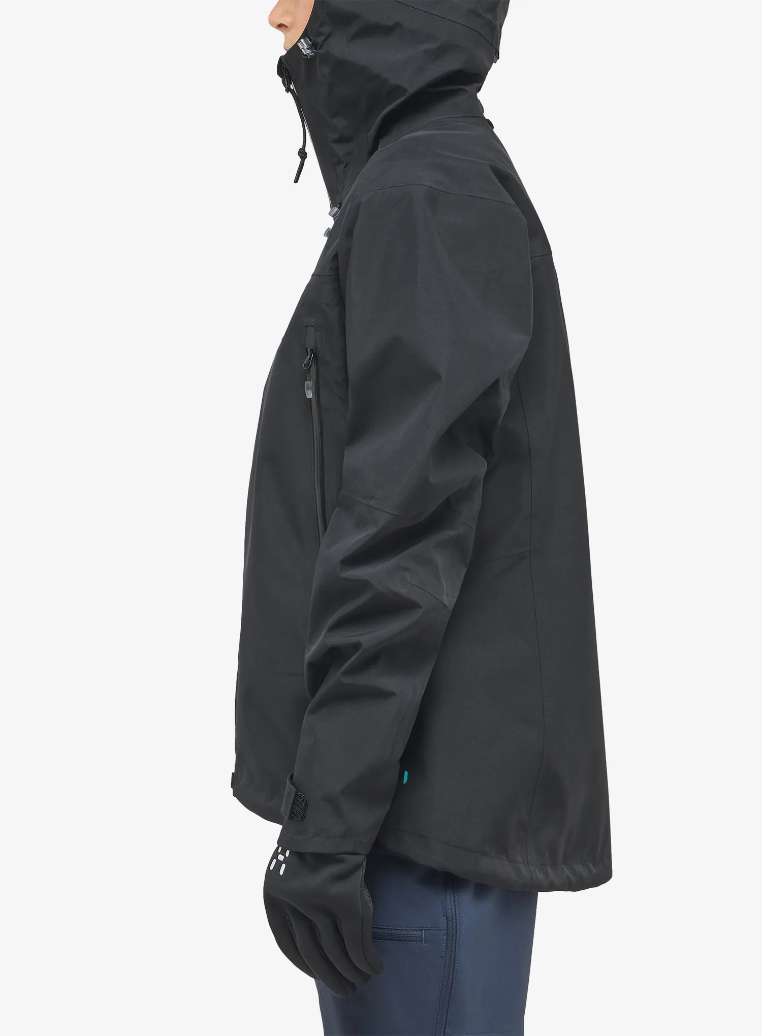 Ženske GORE-TEX jakna Haglofs ROC Flash GTX Jacket - true black