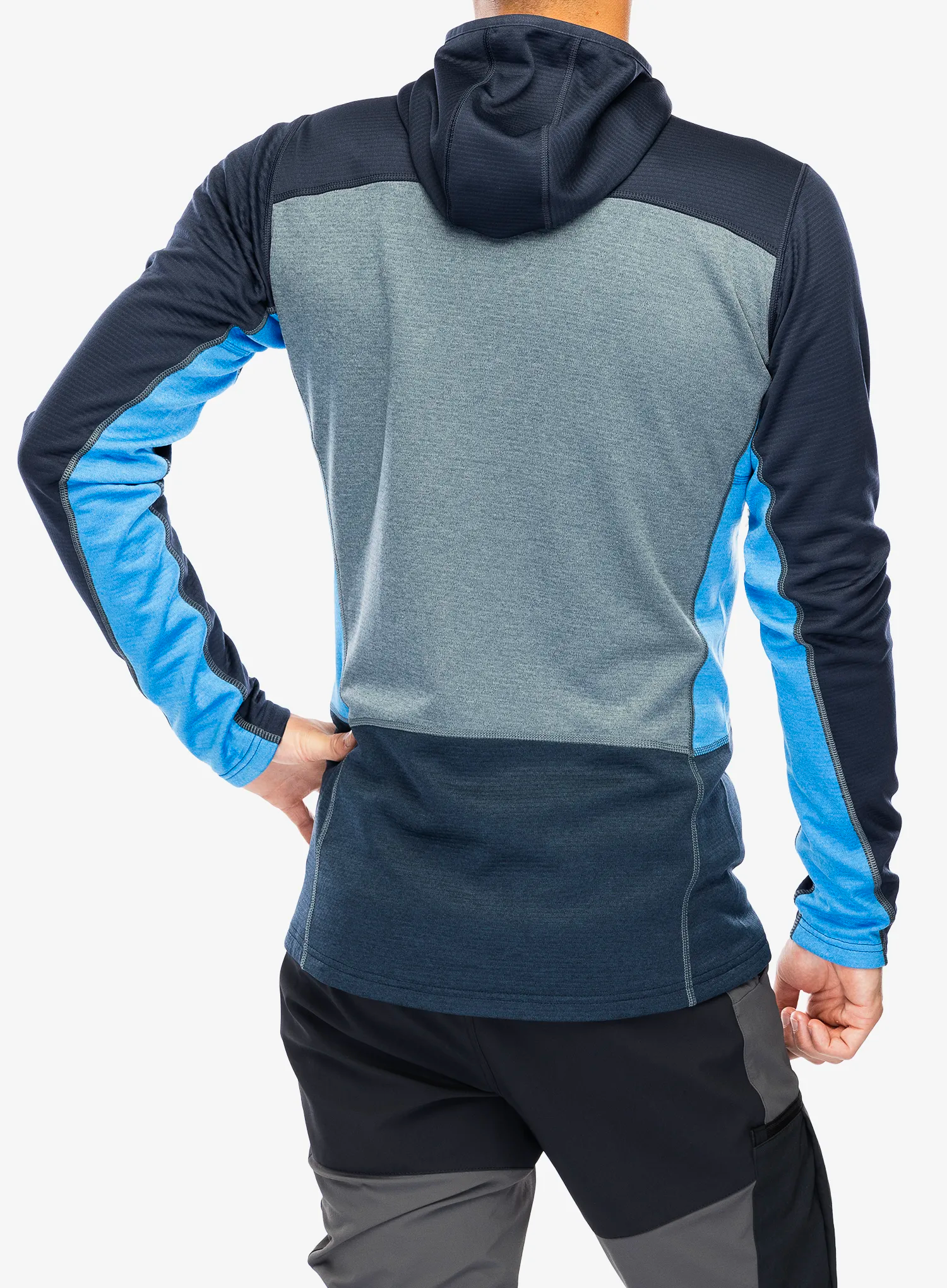 Jopica s kapuco Haglofs ROC Flash Mid Hood - tarn blue/steel blue