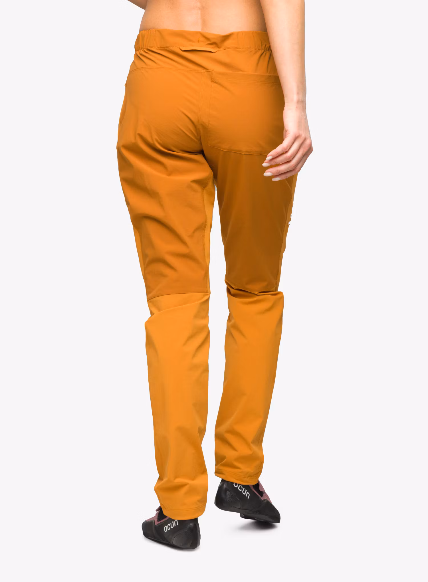 Ženske plezalne hlače Haglofs ROC Lite Slim Pant - desert yellow/golden brown