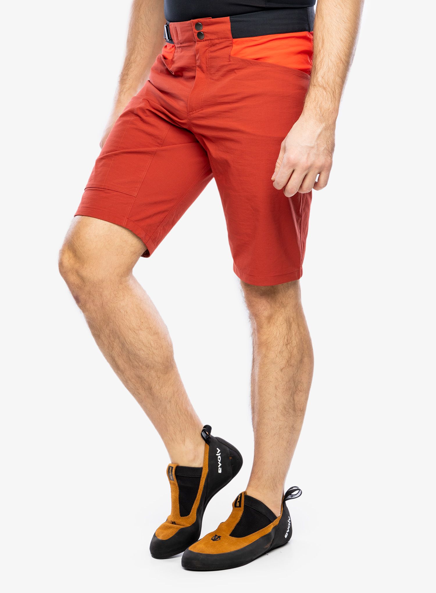 Moške plezalne kratke hlače Haglofs ROC Spitz Shorts - corrosion/zenith red