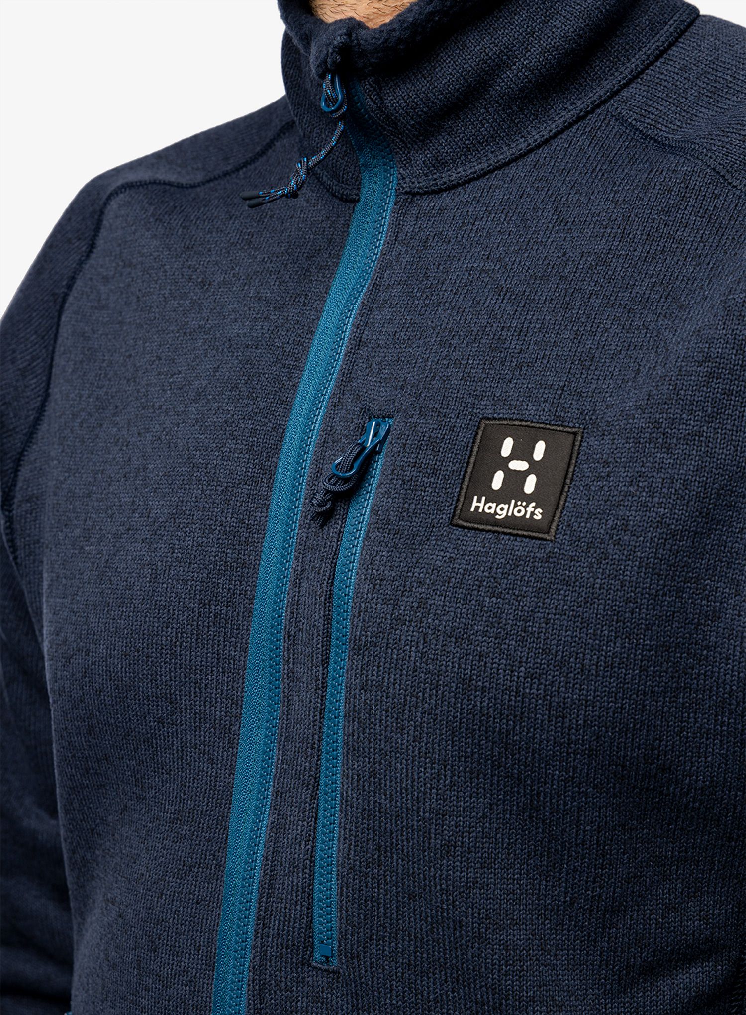 Jopica z zadrgo Haglofs Risberg 1/2 Zip - tarn blue
