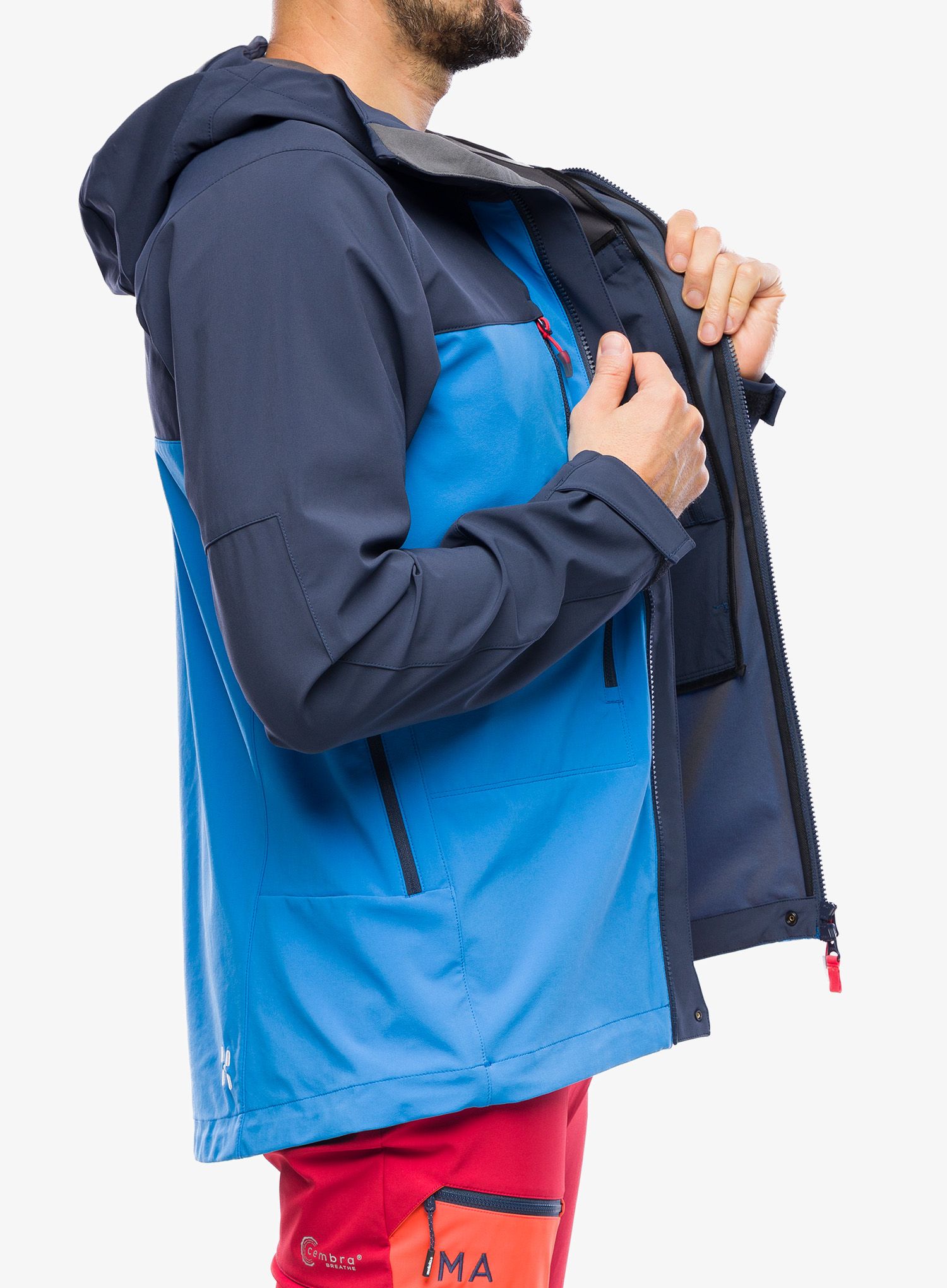 Softshell jakna Haglofs Roc Sight Softshell Jacket - nordic blue/tarn
