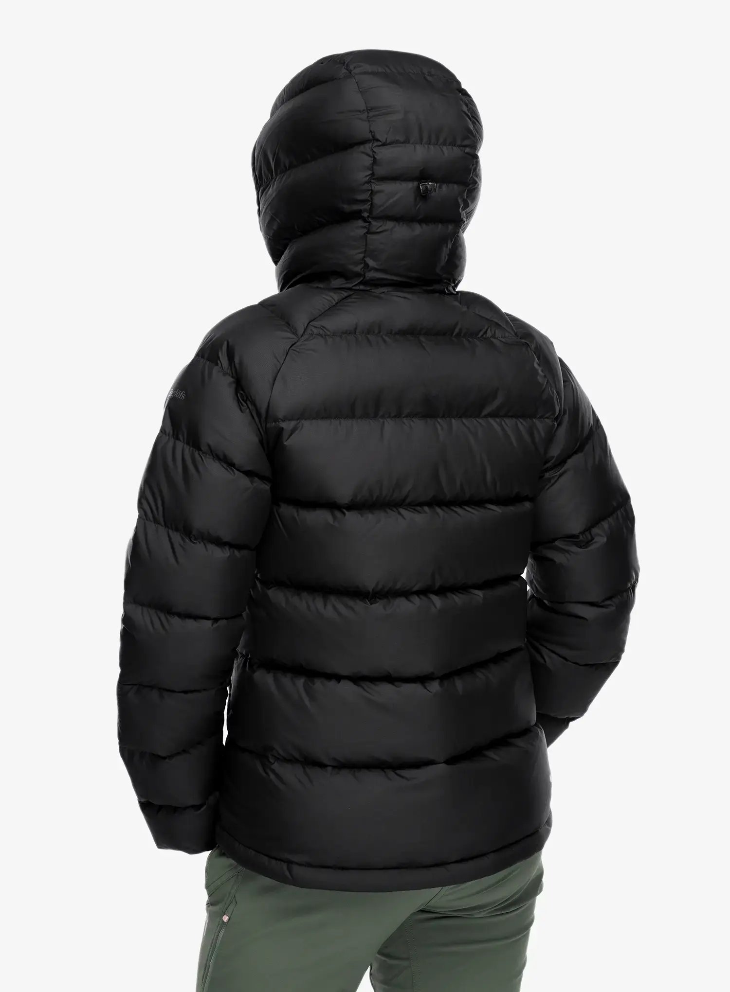 Ženska puhovka Haglofs Rosson Down Hood - true black