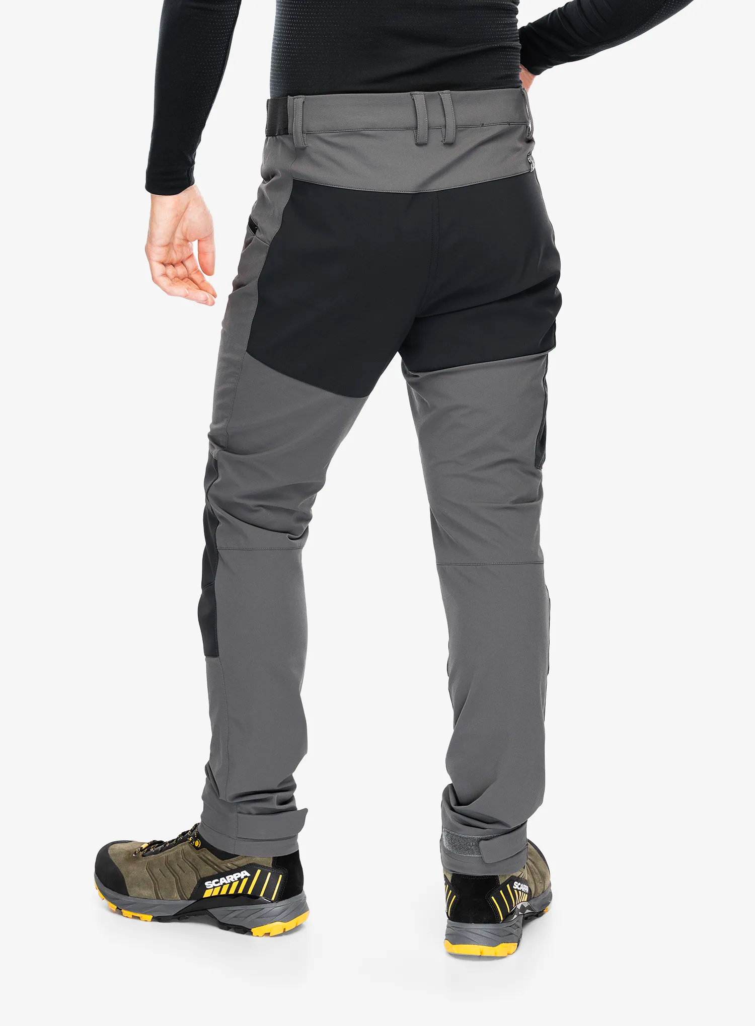 Pohodne hlače Haglofs Rugged Slim Pant - magnetite/true black