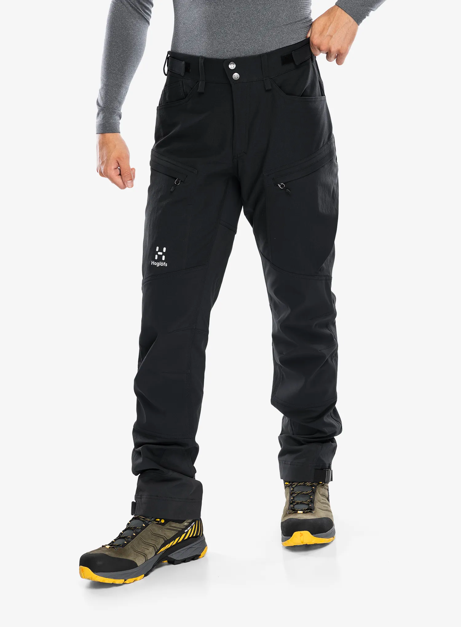 Pohodne hlače Haglofs Rugged Standard Pant - true black