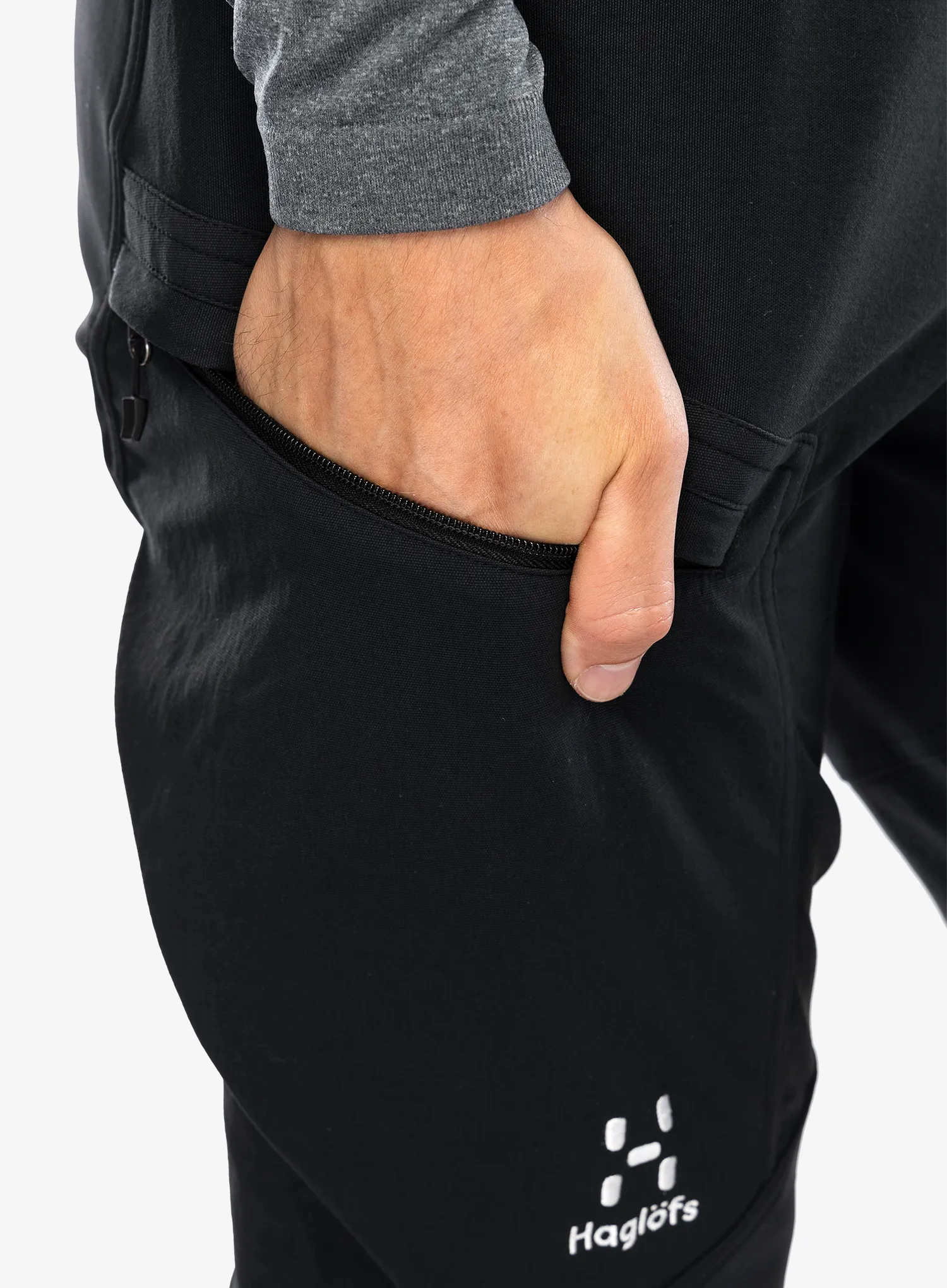 Pohodne hlače Haglofs Rugged Standard Pant - true black