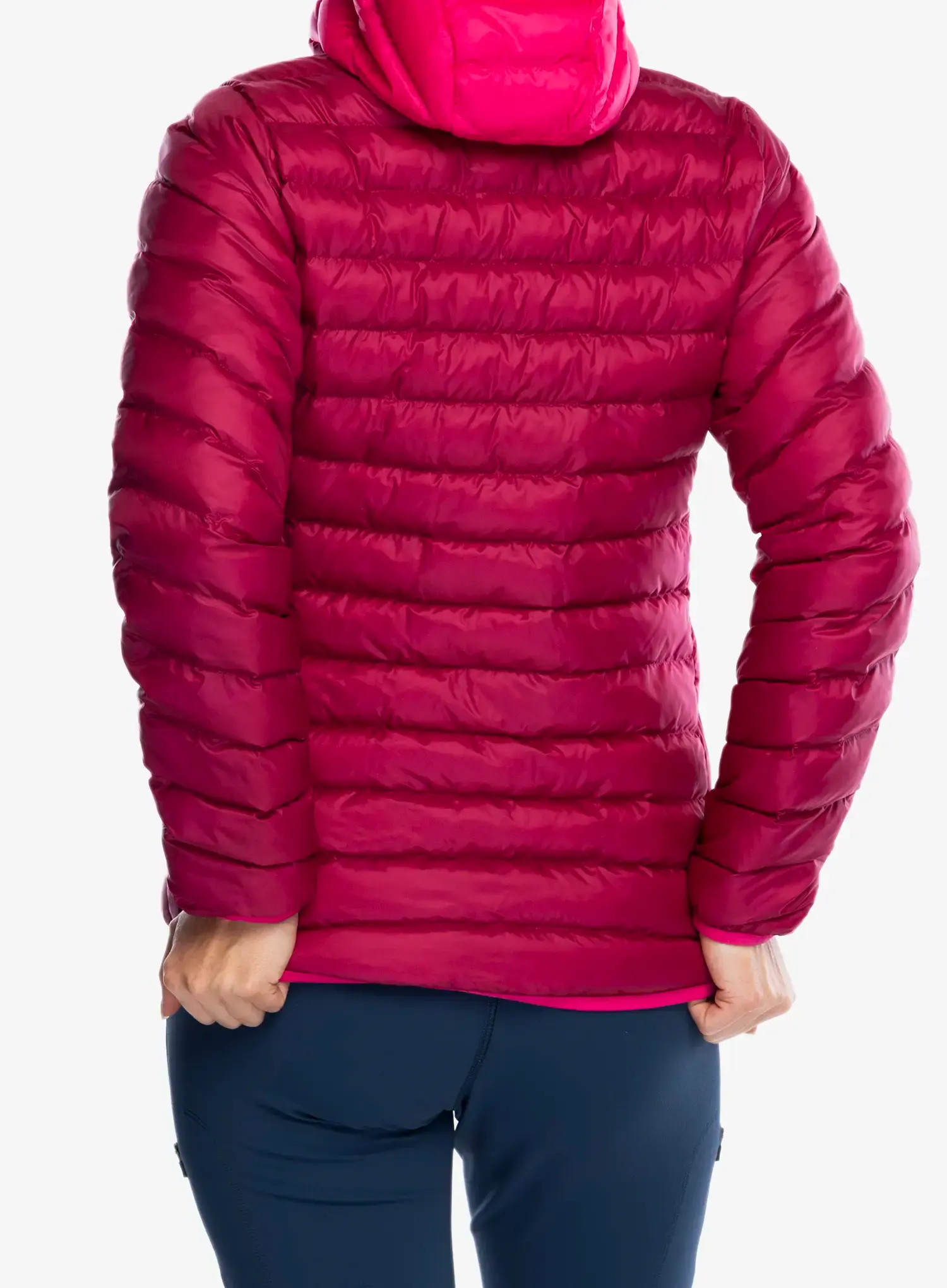 Ženska sintetična jakna Haglofs Sarna Mimic Hood - deep pink