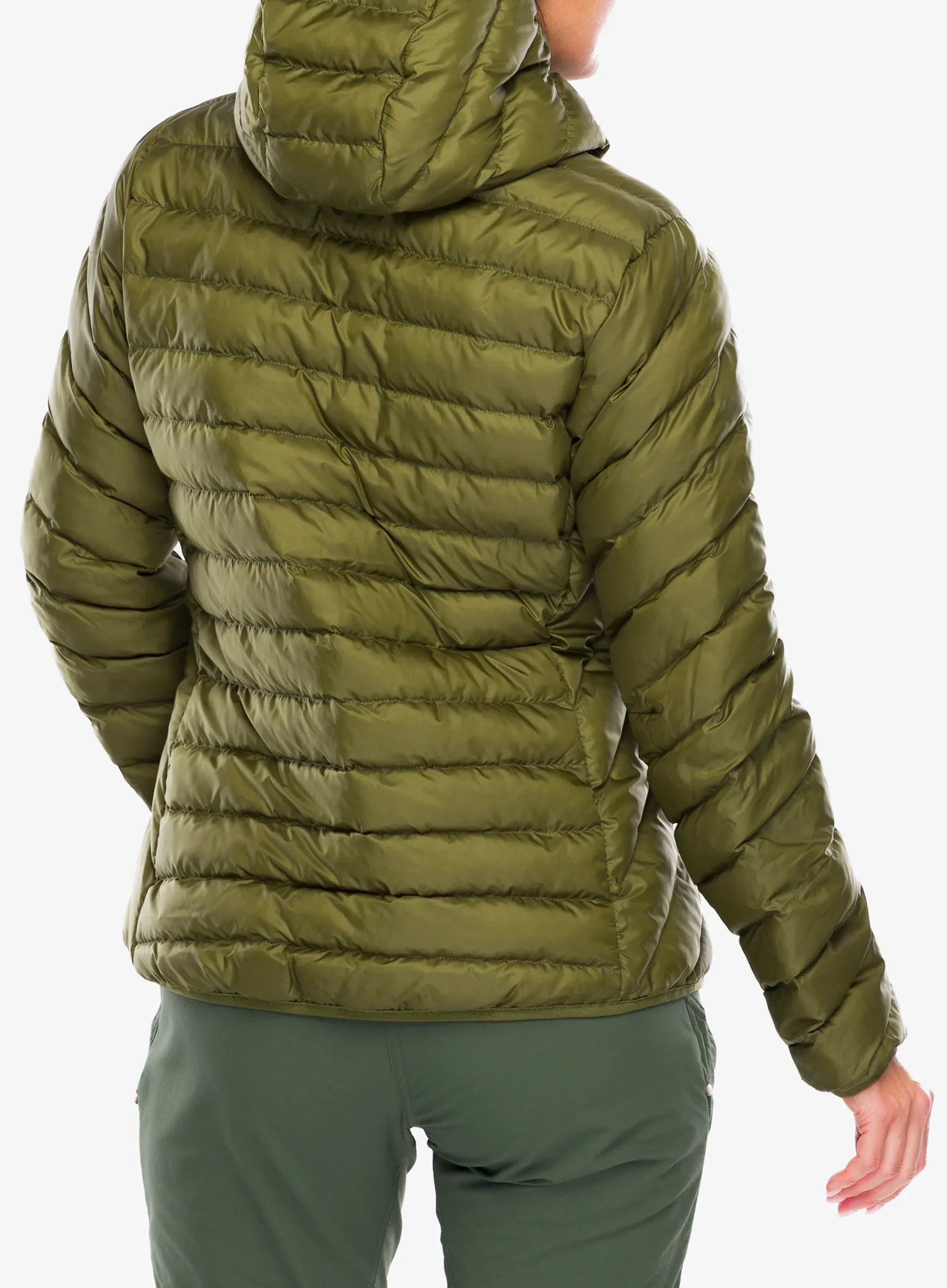 Ženska sintetična jakna Haglofs Sarna Mimic Hood - olive green