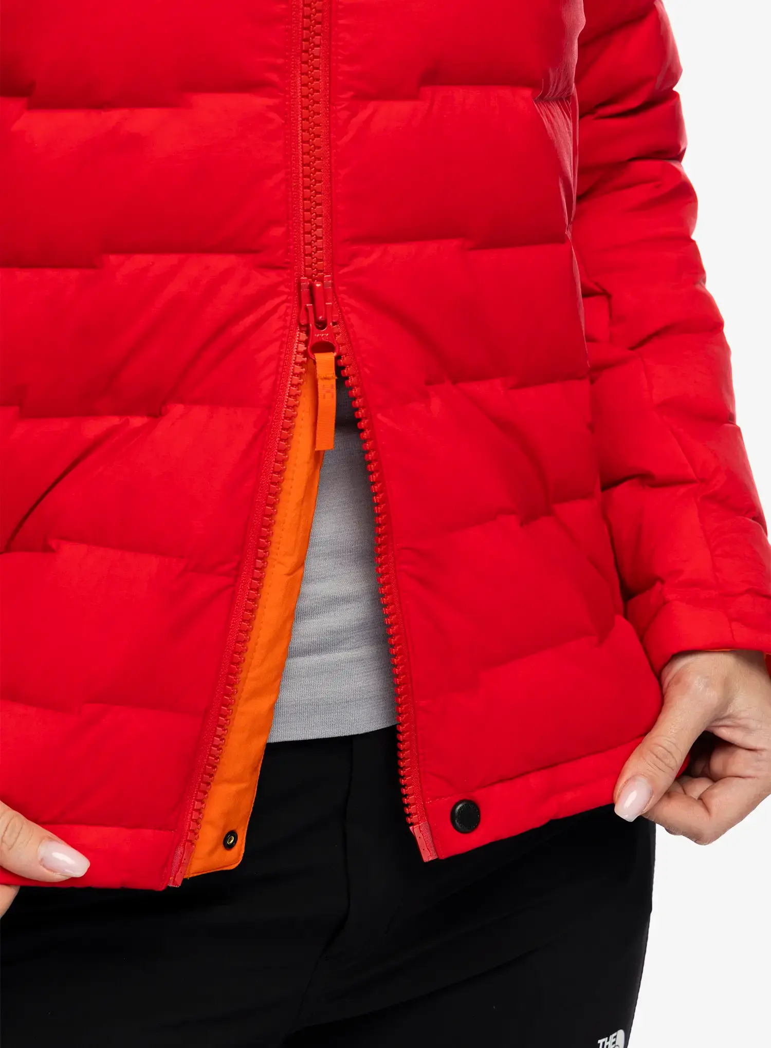 Ženska puhovka Haglofs Spitz Down Hood - bright red