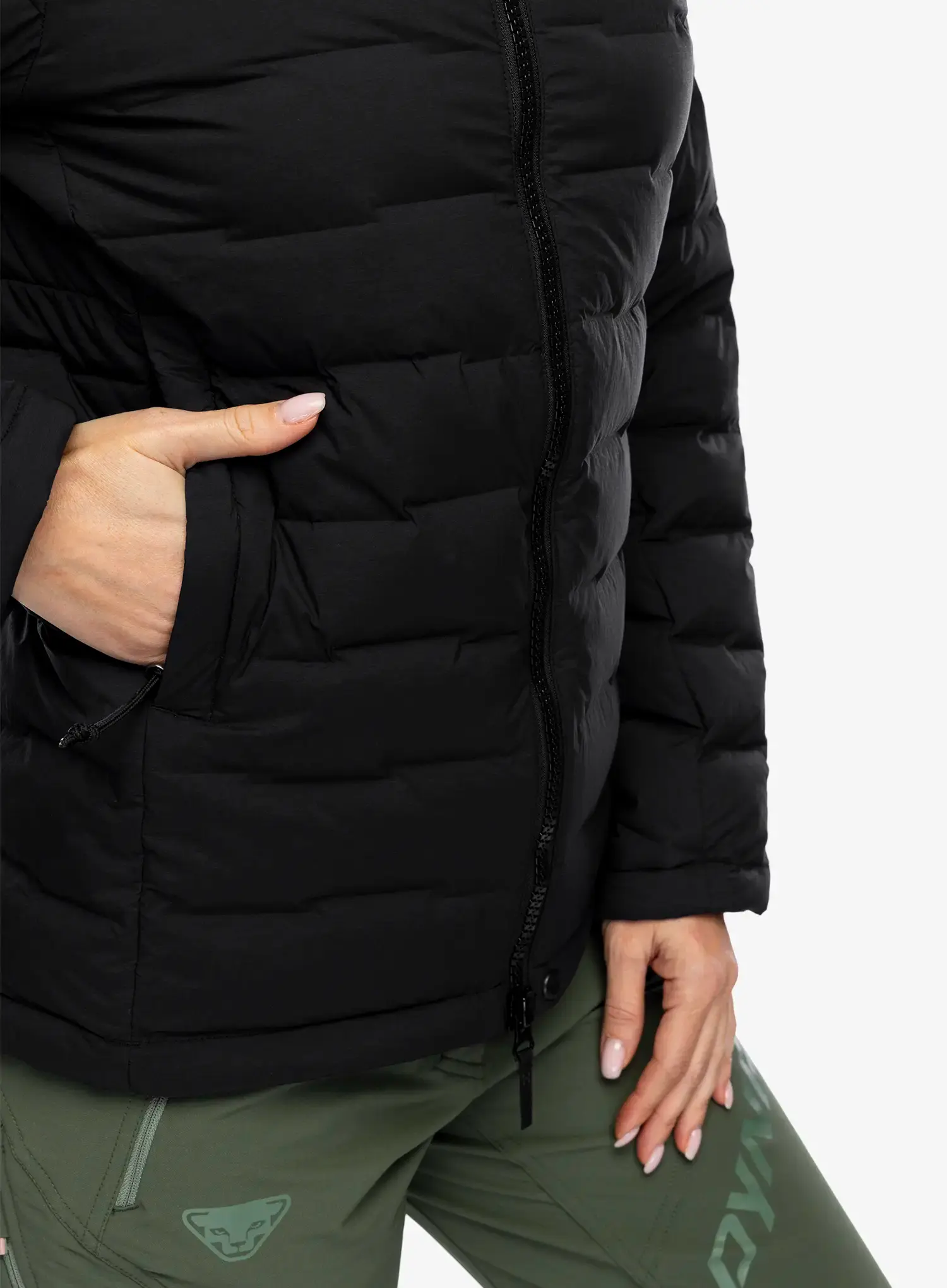 Ženska puhovka Haglofs Spitz Down Hood - true black