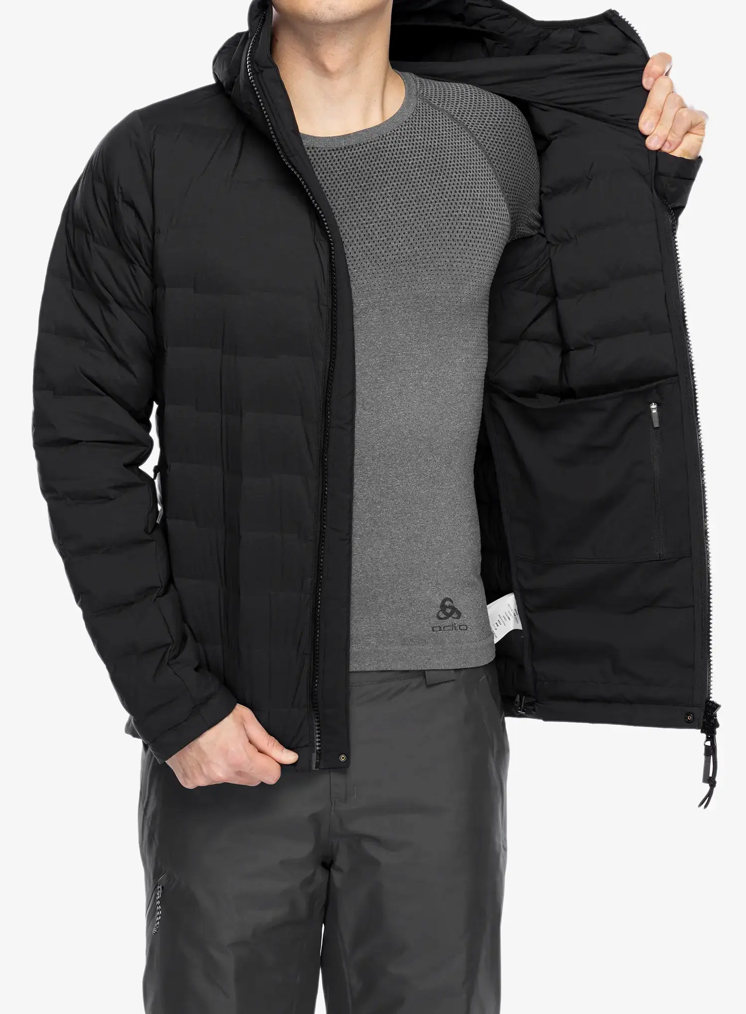 Puhovka Haglofs Spitz Down Hood - true black