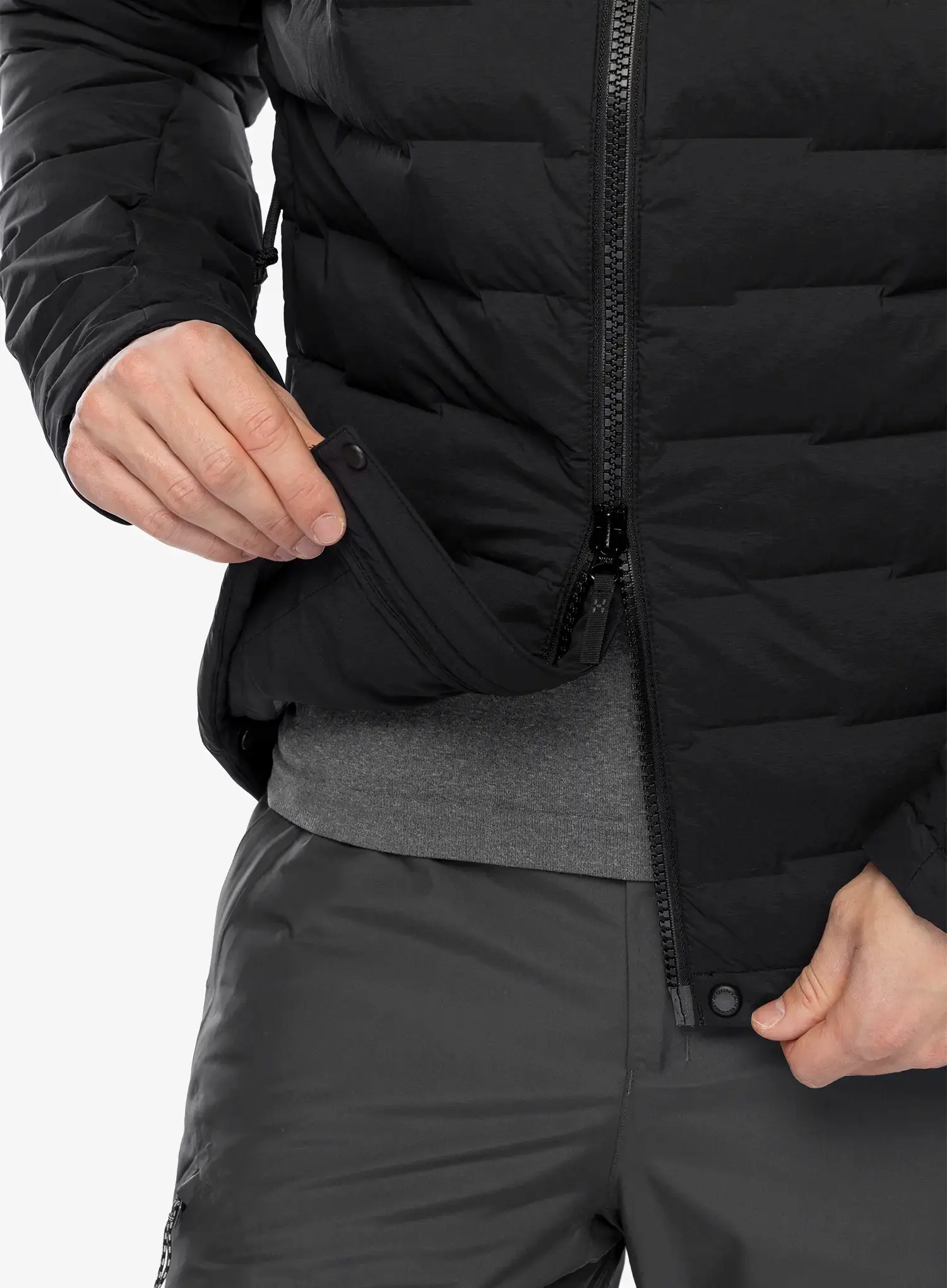 Puhovka Haglofs Spitz Down Hood - true black