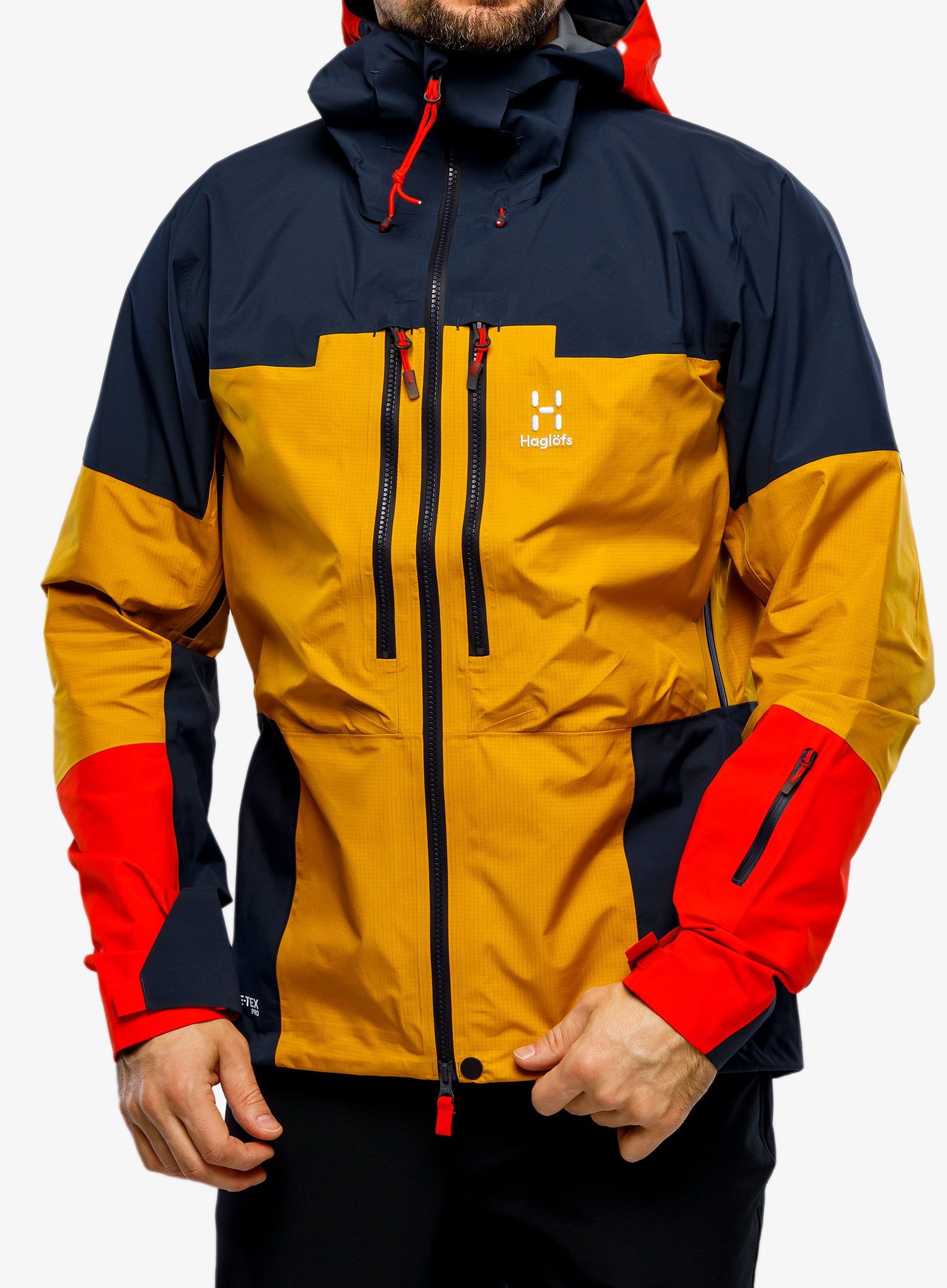 GORE-TEX jakna Haglofs Spitz GTX Pro Jacket - autumn leaves/tarn blue