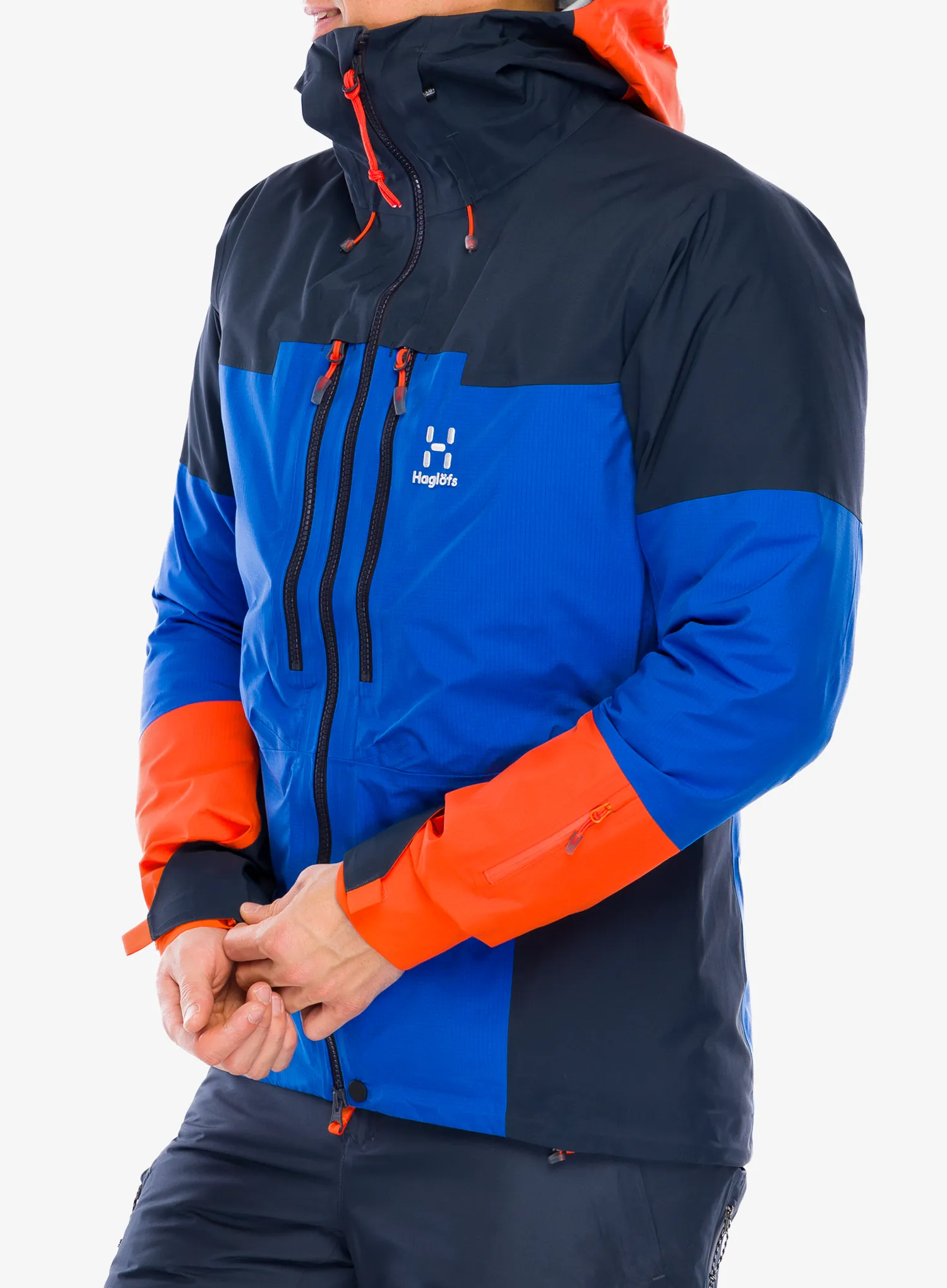 Nepremočljiva jakna Haglofs Spitz GTX Pro Jacket - electric blue/tarn blue