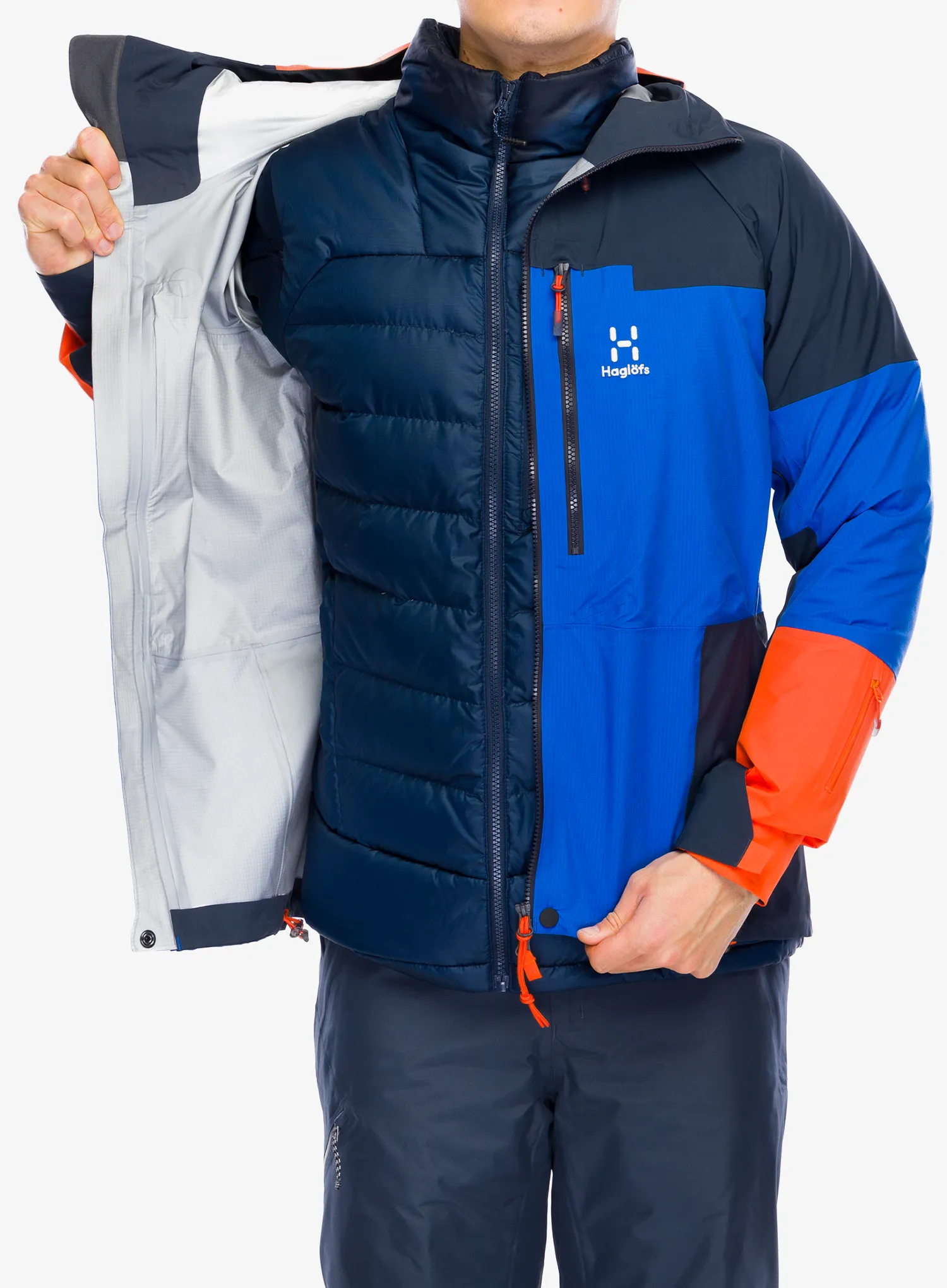 Nepremočljiva jakna Haglofs Spitz GTX Pro Jacket - electric blue/tarn blue