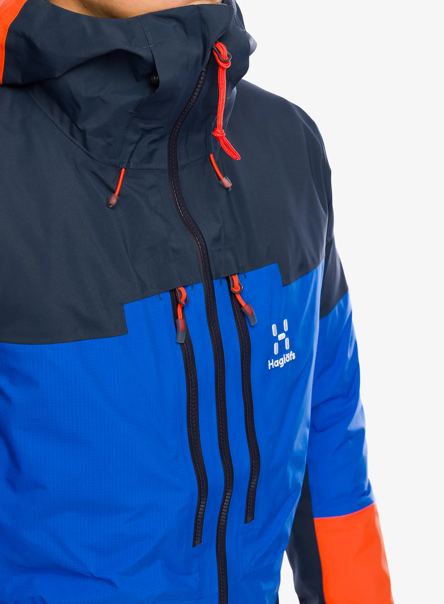 Nepremočljiva jakna Haglofs Spitz GTX Pro Jacket - electric blue/tarn blue