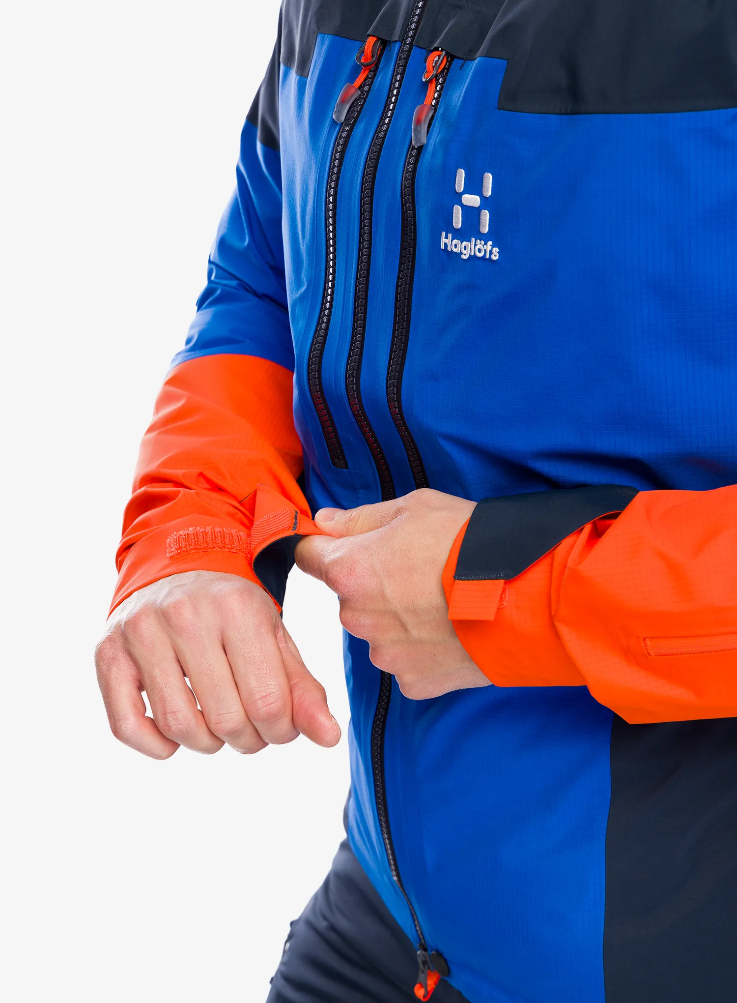 Nepremočljiva jakna Haglofs Spitz GTX Pro Jacket - electric blue/tarn blue