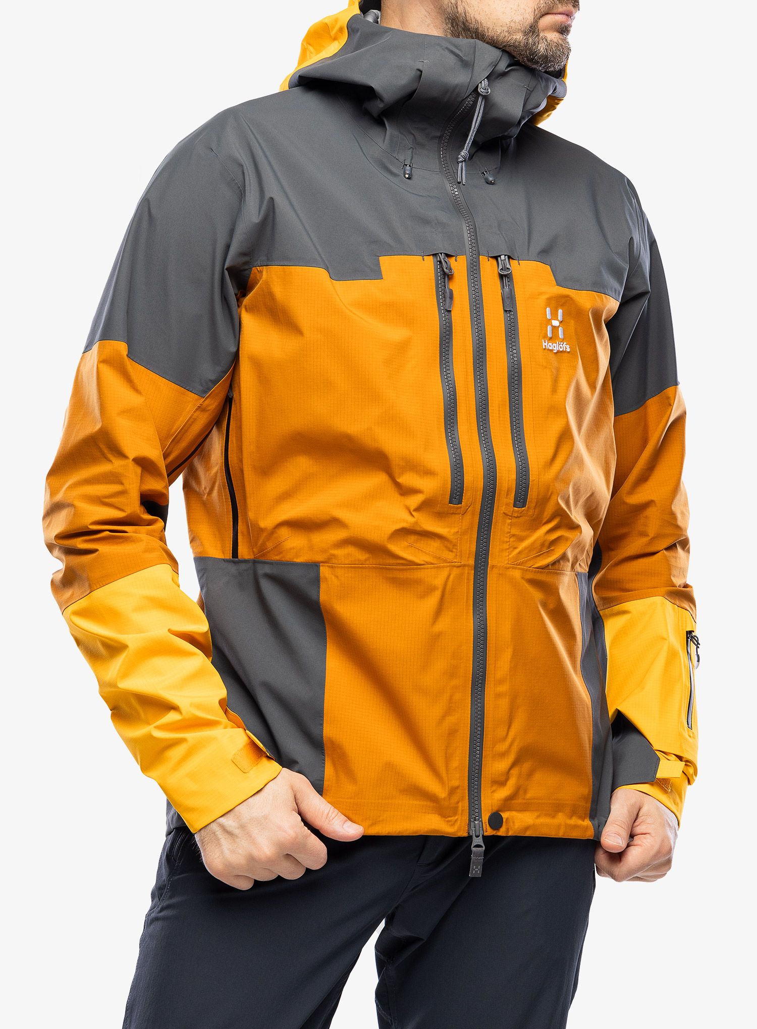 Jakna Haglofs Spitz GTX Pro Jacket - golden brown/magnetite