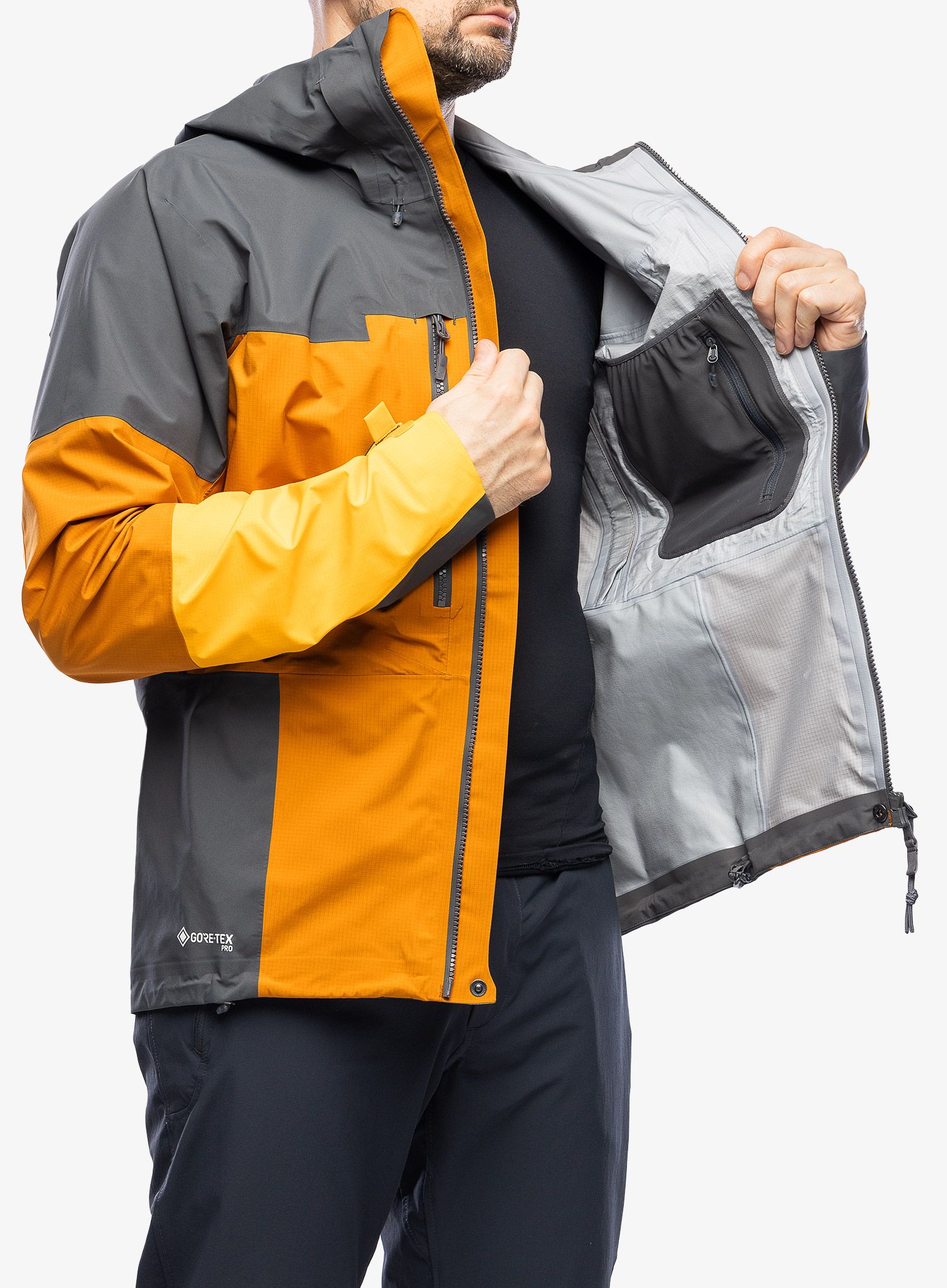 Jakna Haglofs Spitz GTX Pro Jacket - golden brown/magnetite