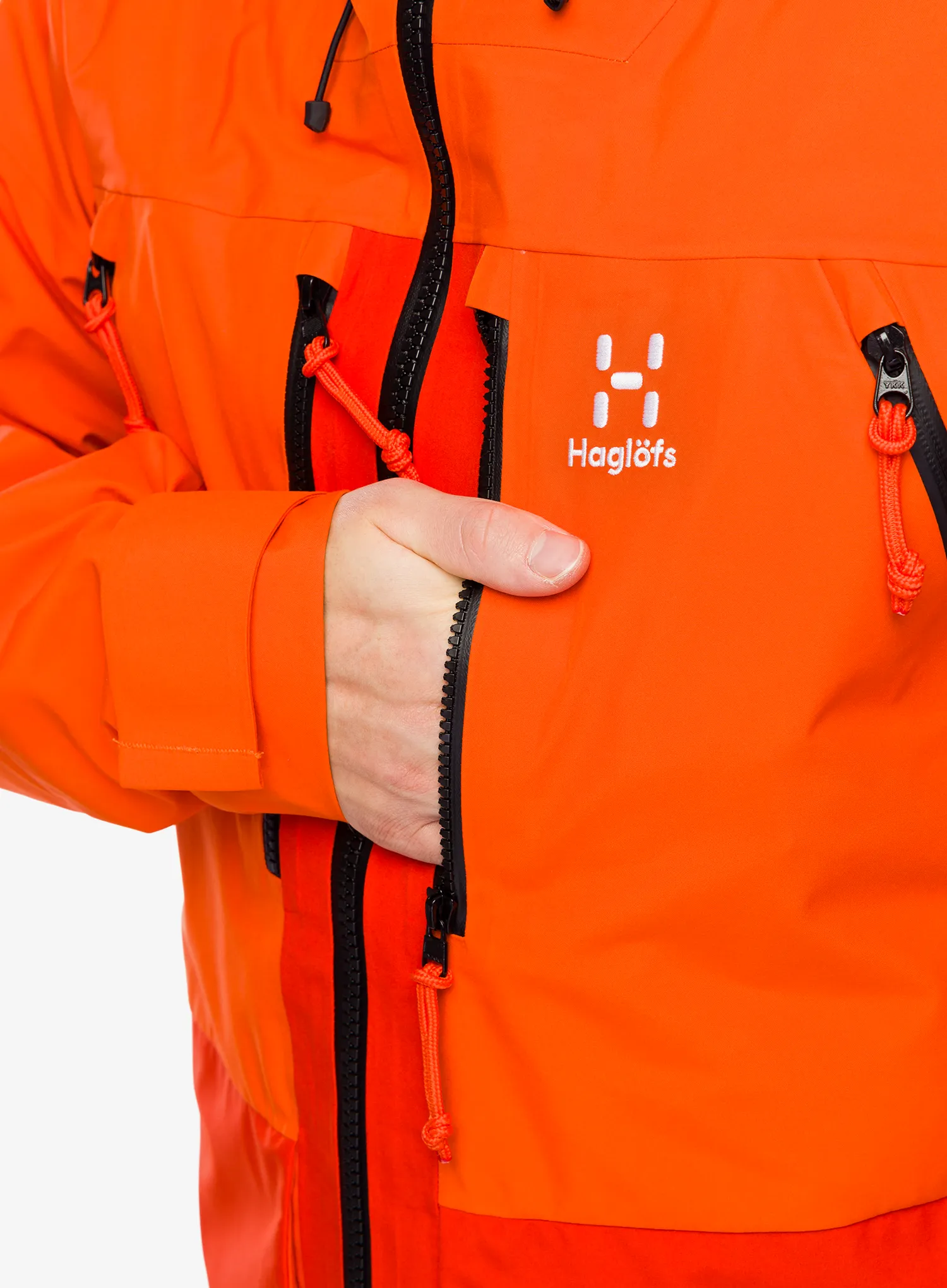 Nepremočljiva jakna Haglofs Vassi GTX Jacket - blaze orange/habanero