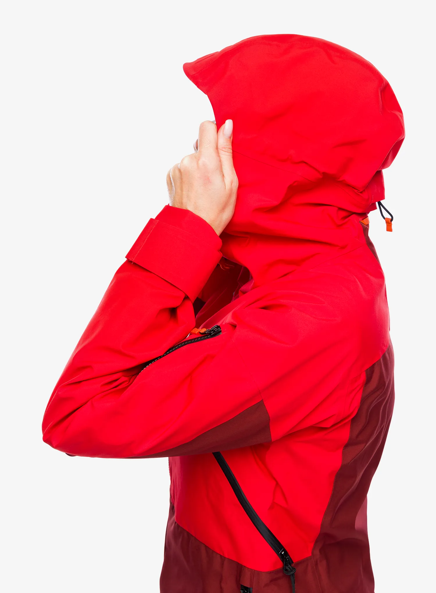 Ženska hardshell jakna Haglofs Vassi GTX Jacket - bright red/carmine red