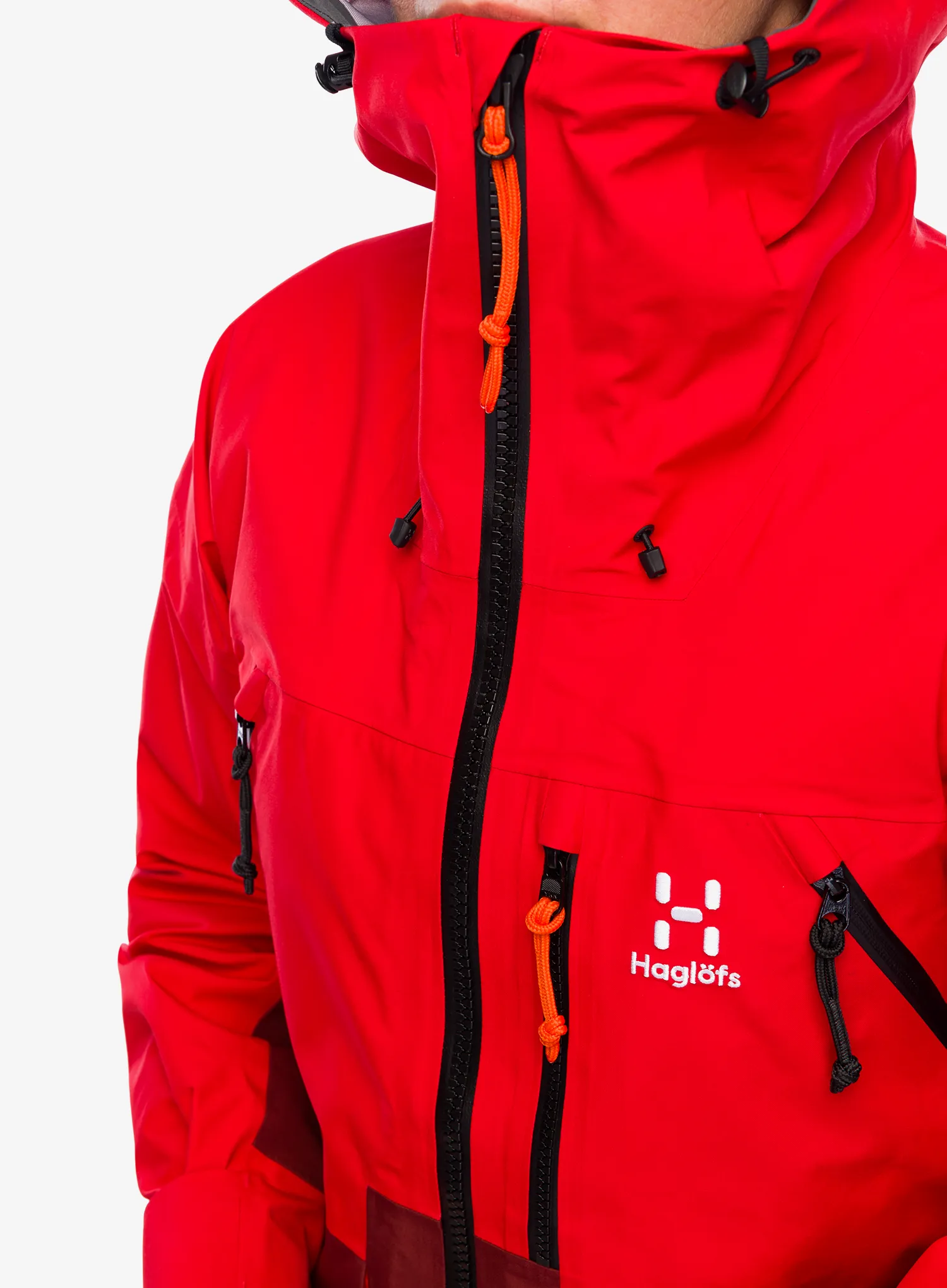 Ženska hardshell jakna Haglofs Vassi GTX Jacket - bright red/carmine red