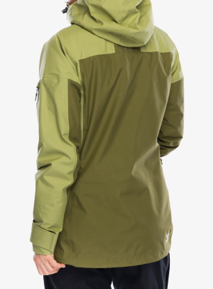 Ženska hardshell jakna Haglofs Vassi GTX Jacket - thyme green/olive green