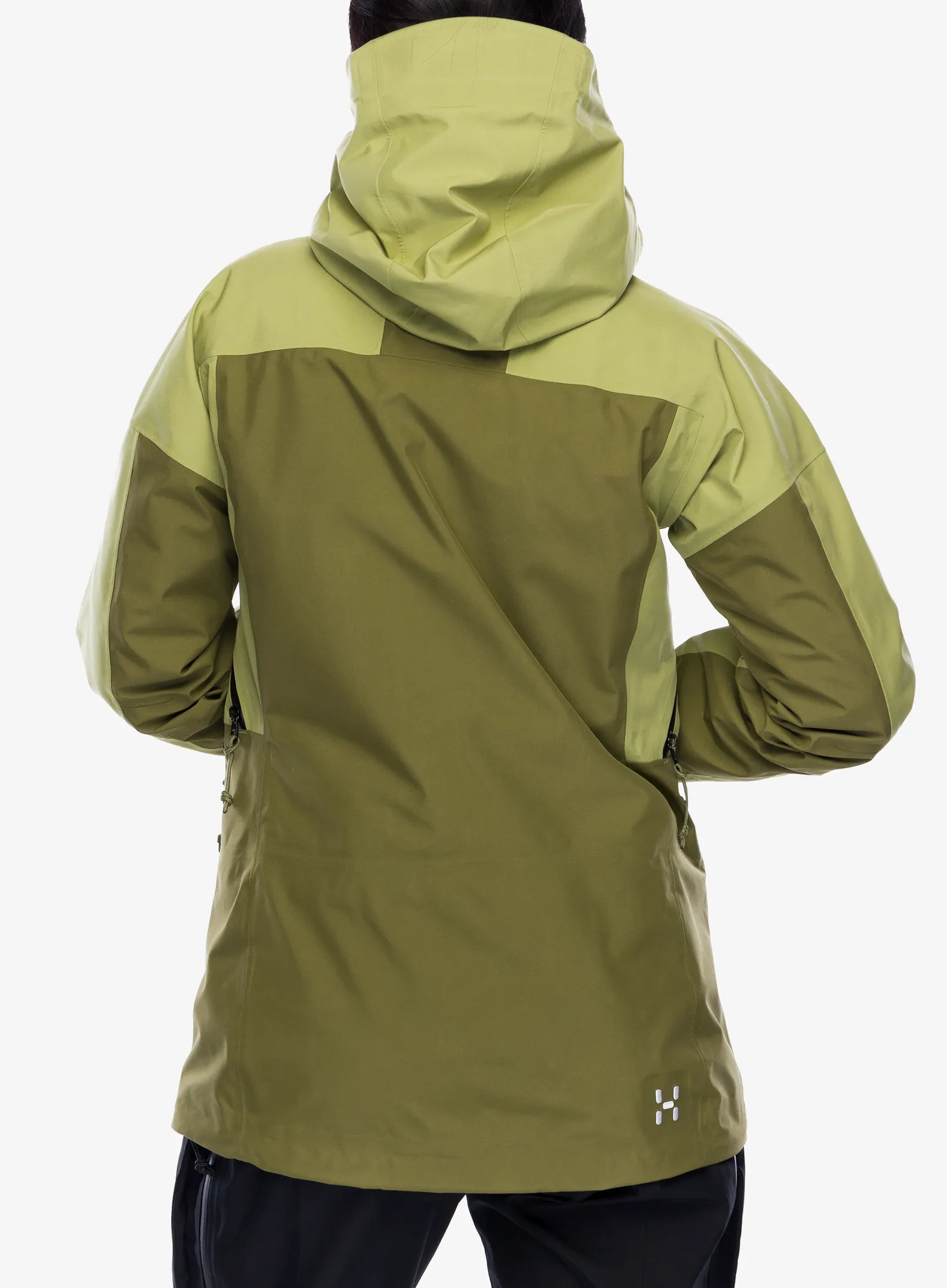 Ženska hardshell jakna Haglofs Vassi GTX Jacket - thyme green/olive green