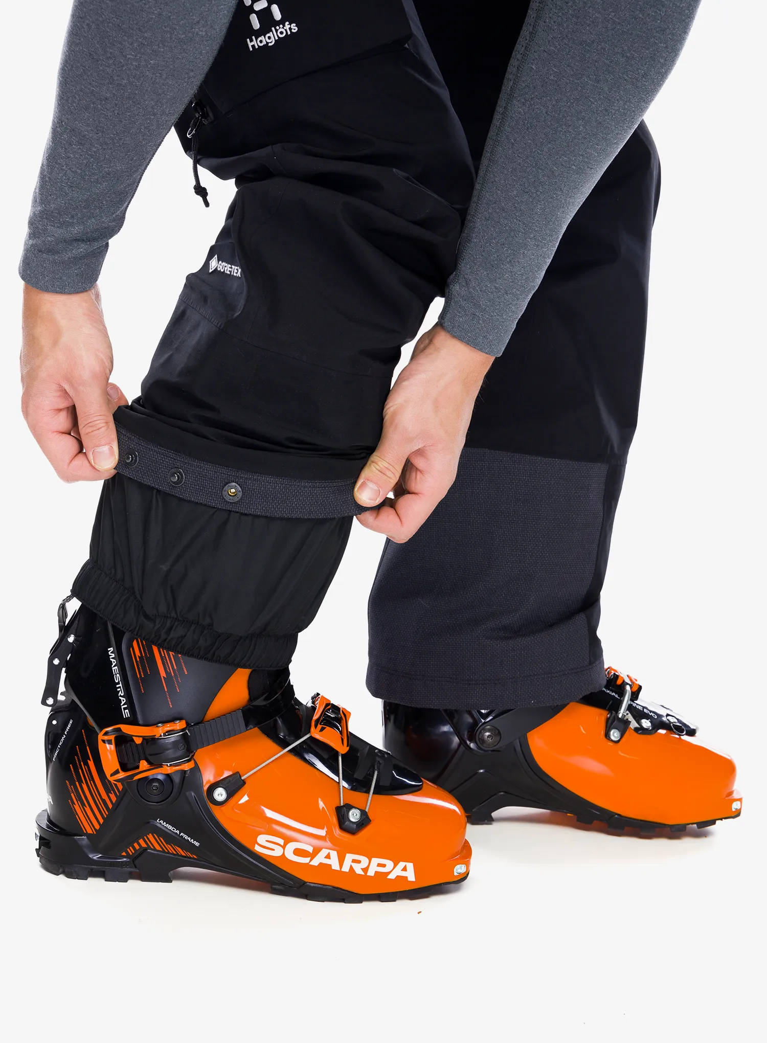 Smučarske hlače Haglofs Vassi GTX Pant - true black