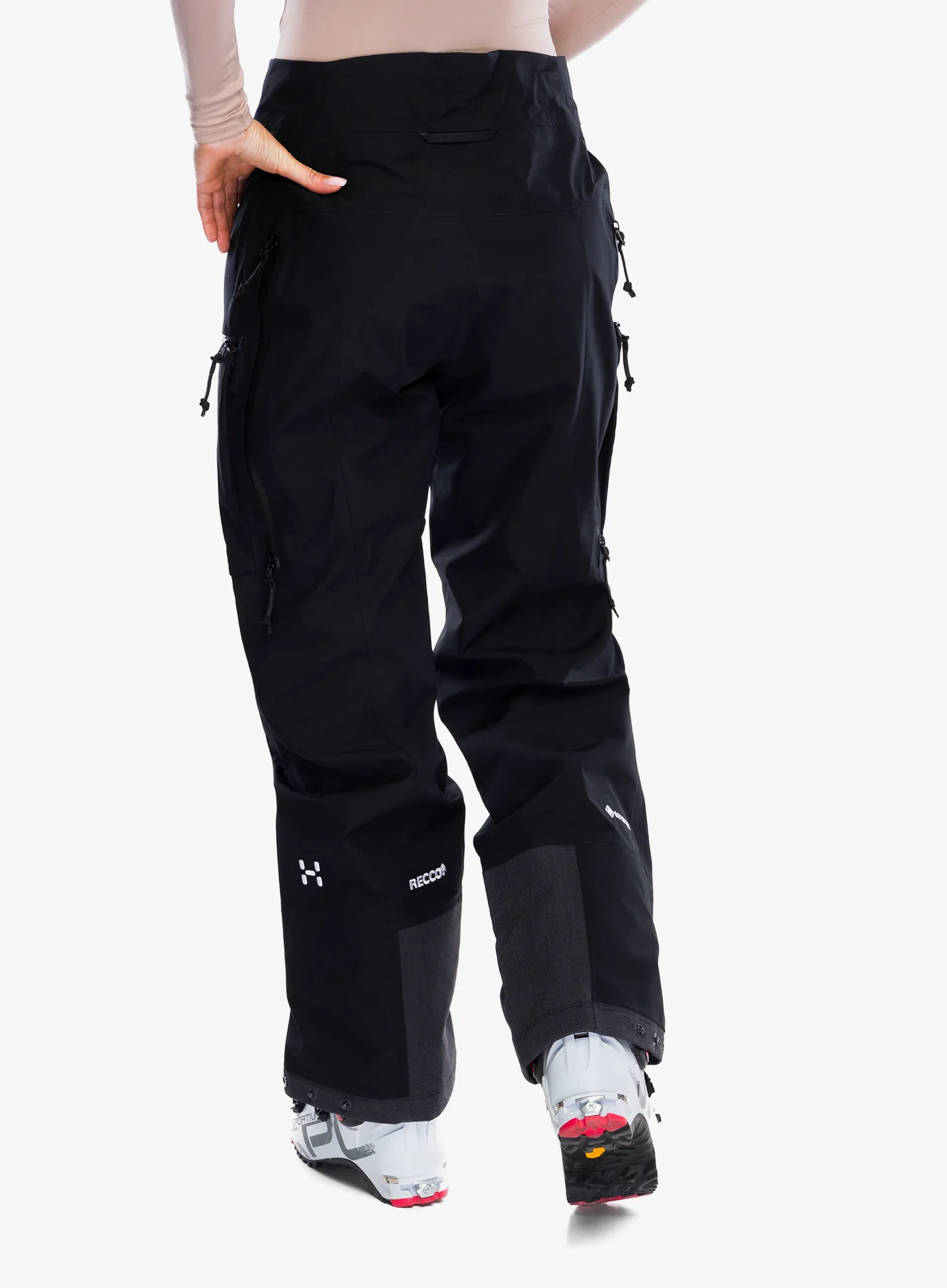 Ženske smučarske hlače Haglofs Vassi GTX Pant - true black