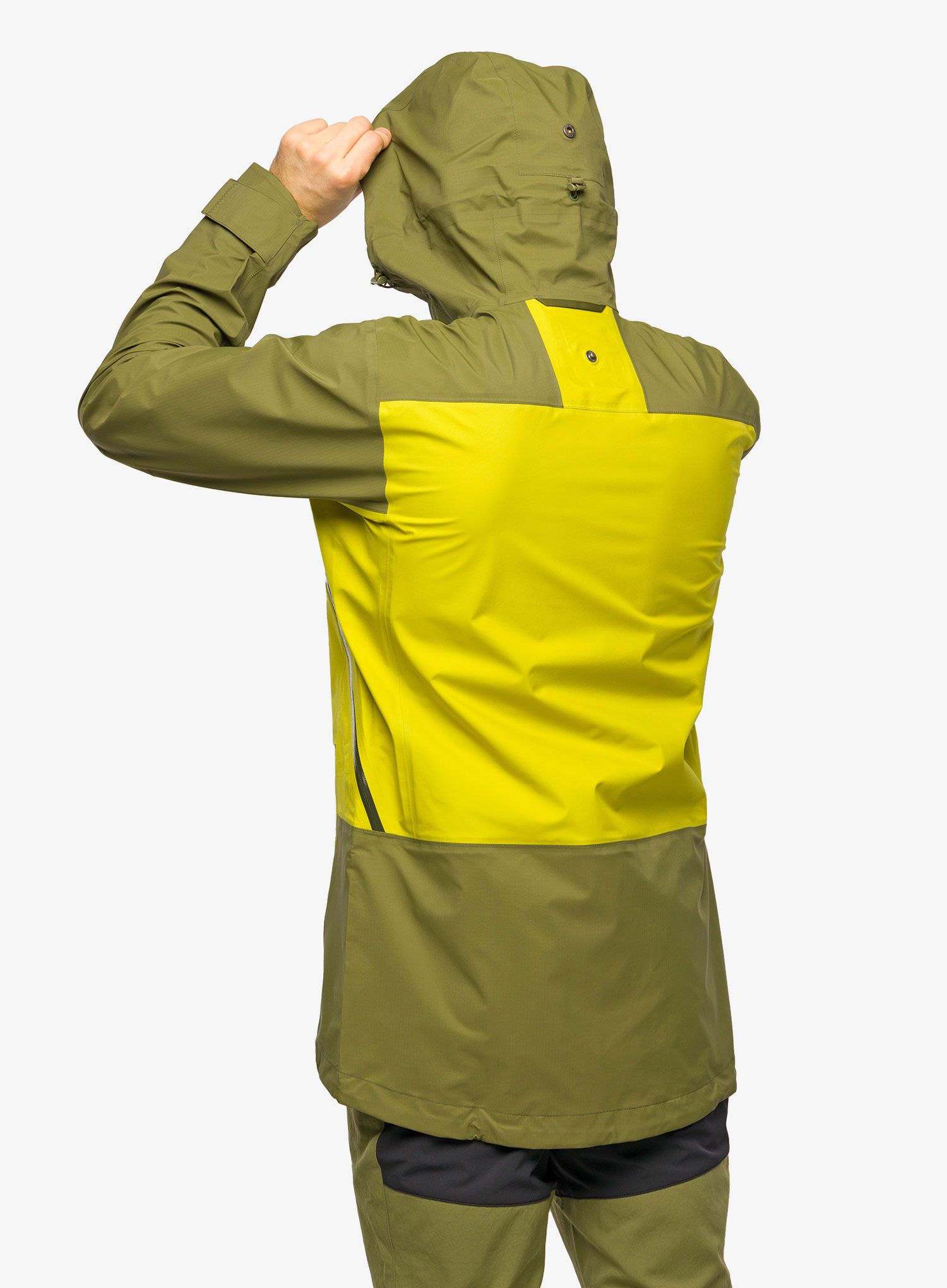 Jakna za turno smučanje Haglofs Vassi Touring GTX Jacket - aurora/olive green