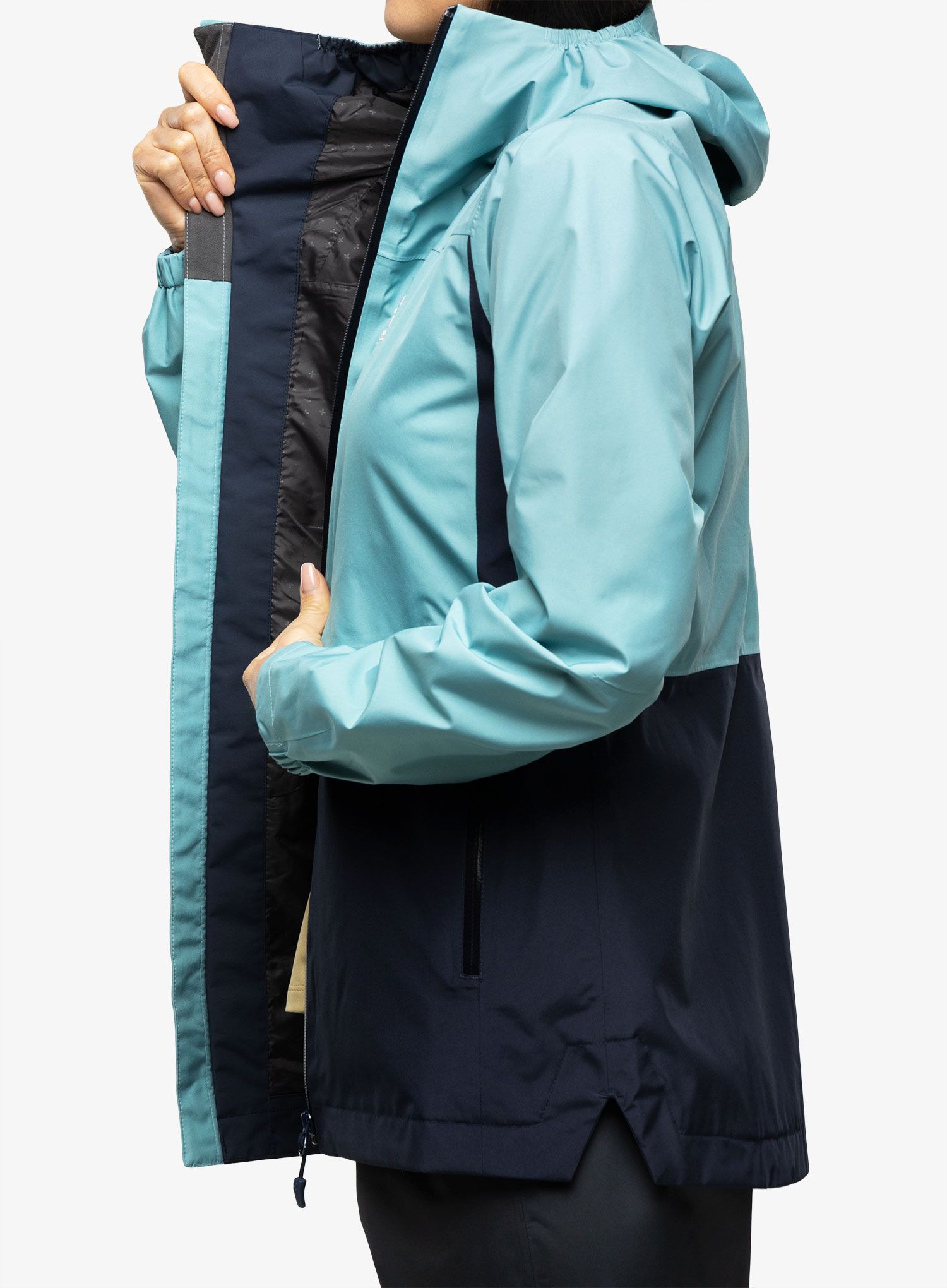 Ženske GORE-TEX jakna Haglofs Wilda GTX Jacket - frost blue/tarn blue